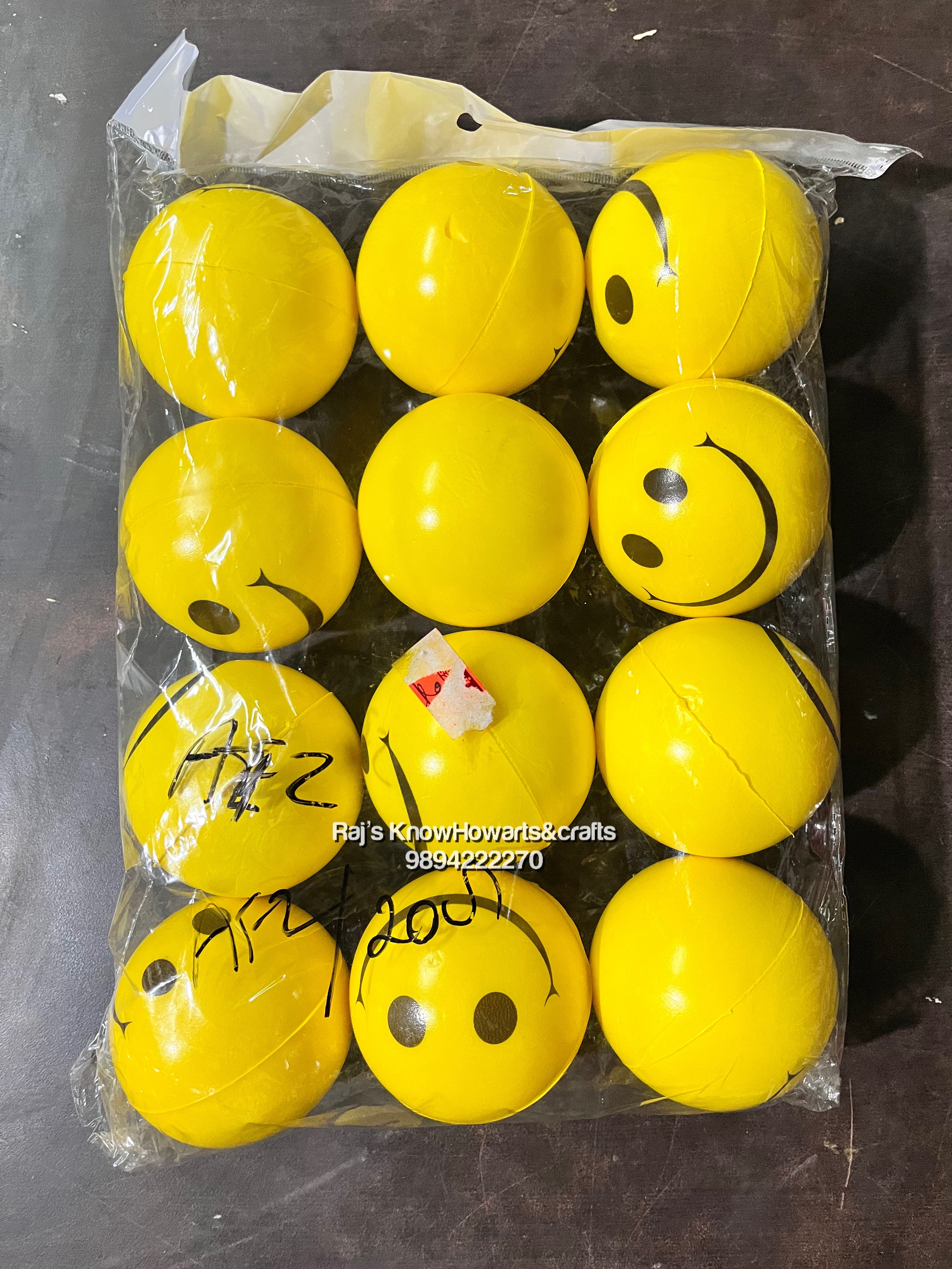 Smiley soft ball - 2 pc