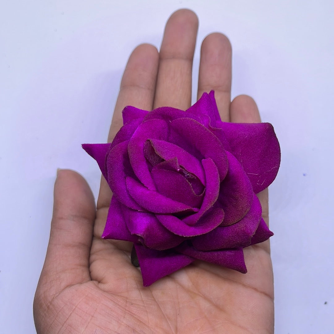 Purple  beautiful big  flower in 10 piece