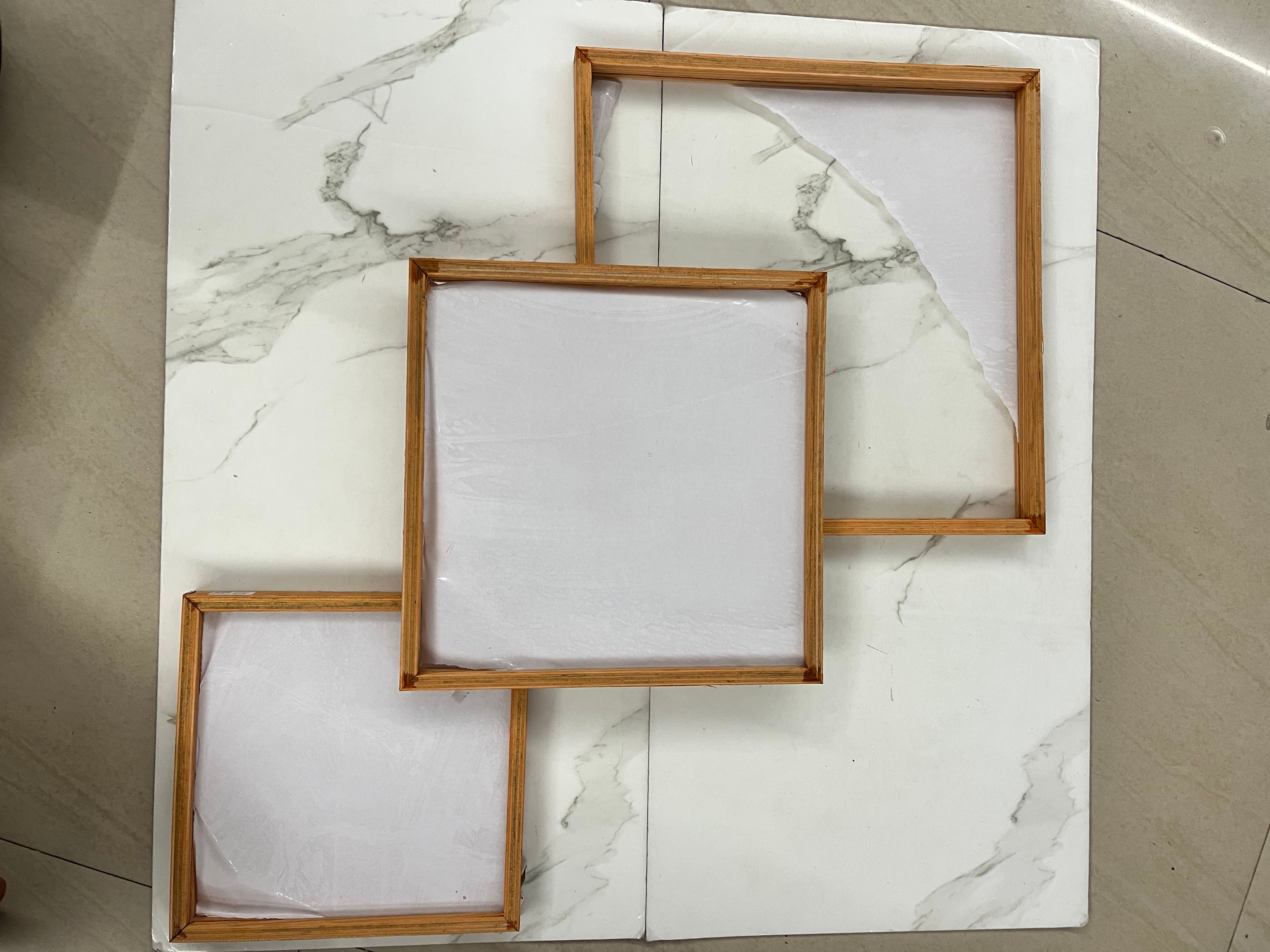 Transparent Acrylic tray set 12”, 10”, 8” (Set of 3)