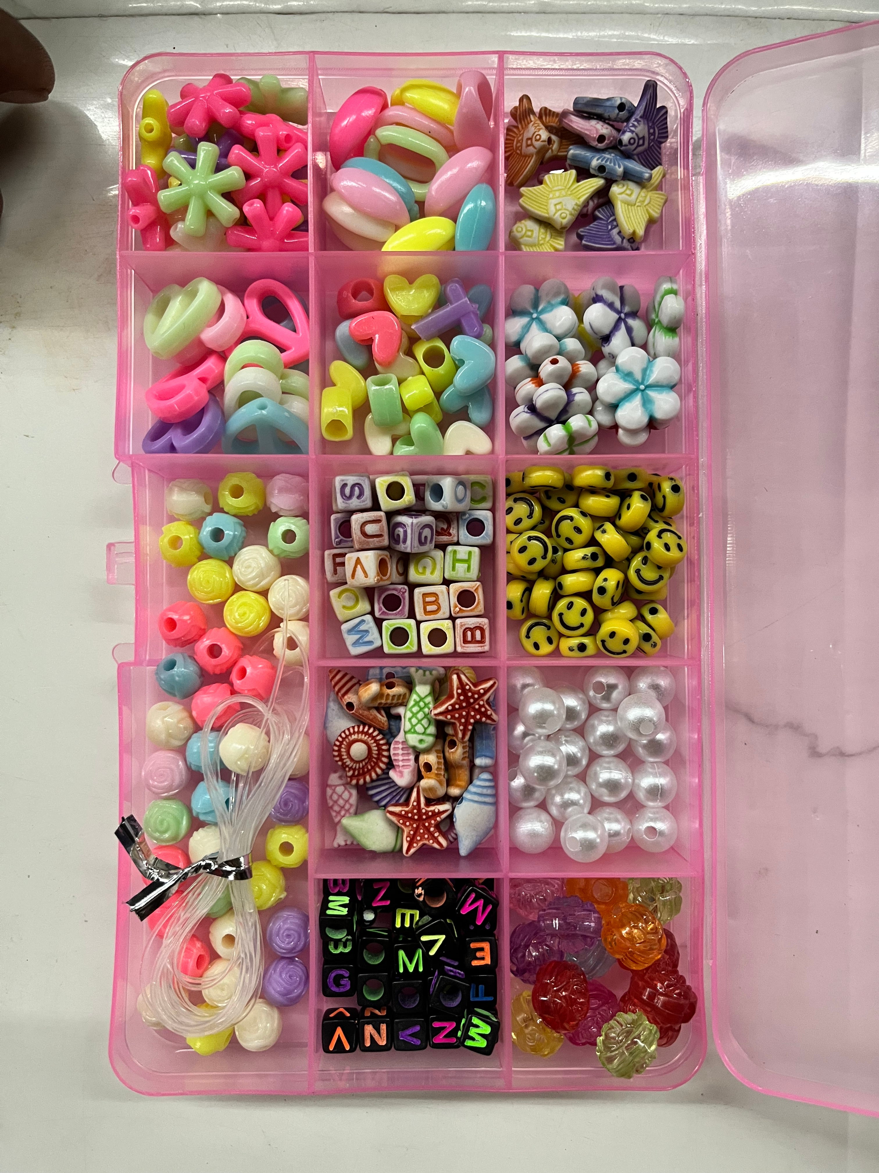 Bracelet beadsmaking kit -13 partion box  (free shipping only this product)