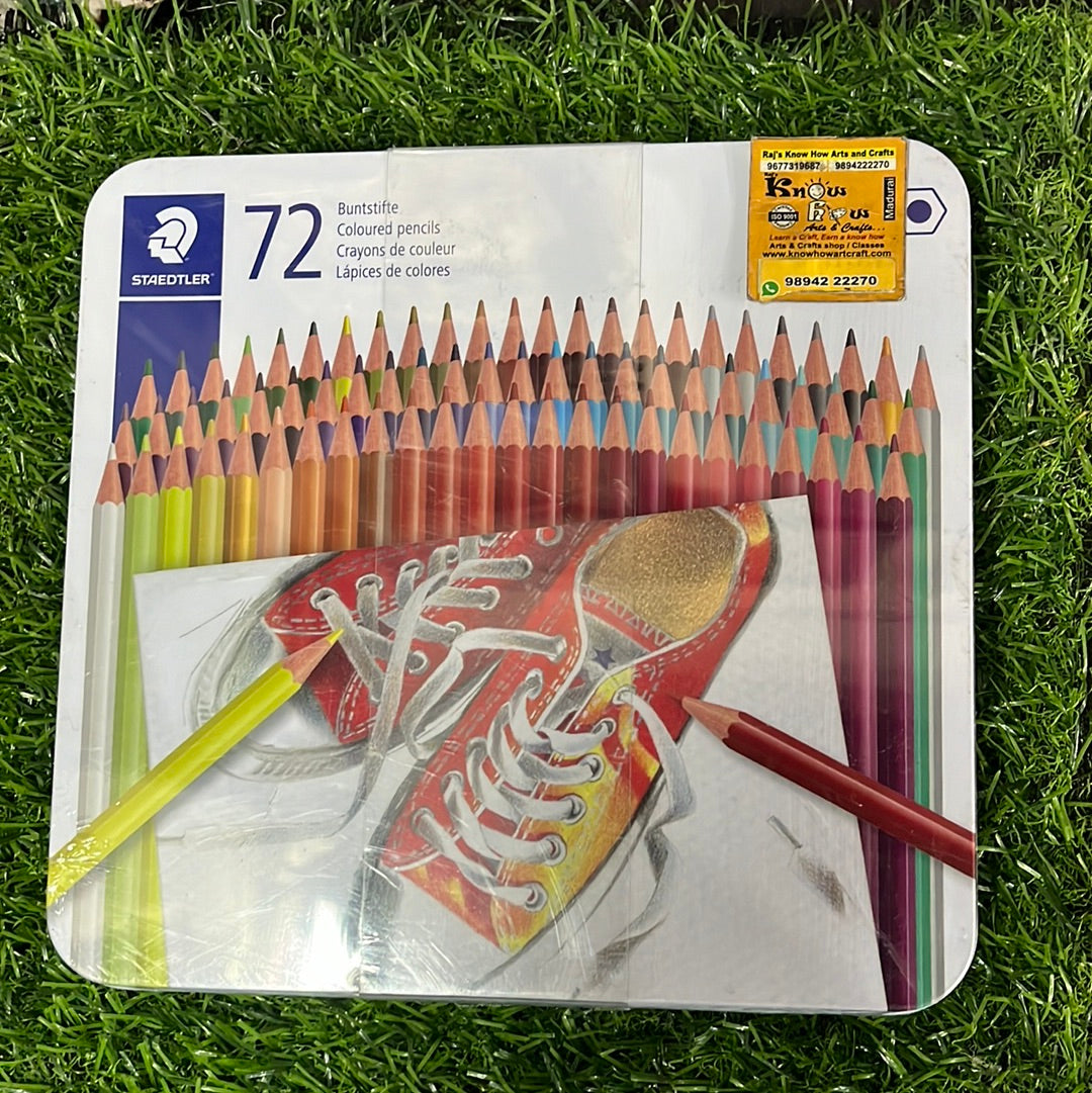 Steadler 72 coloured pencils crayons de colours