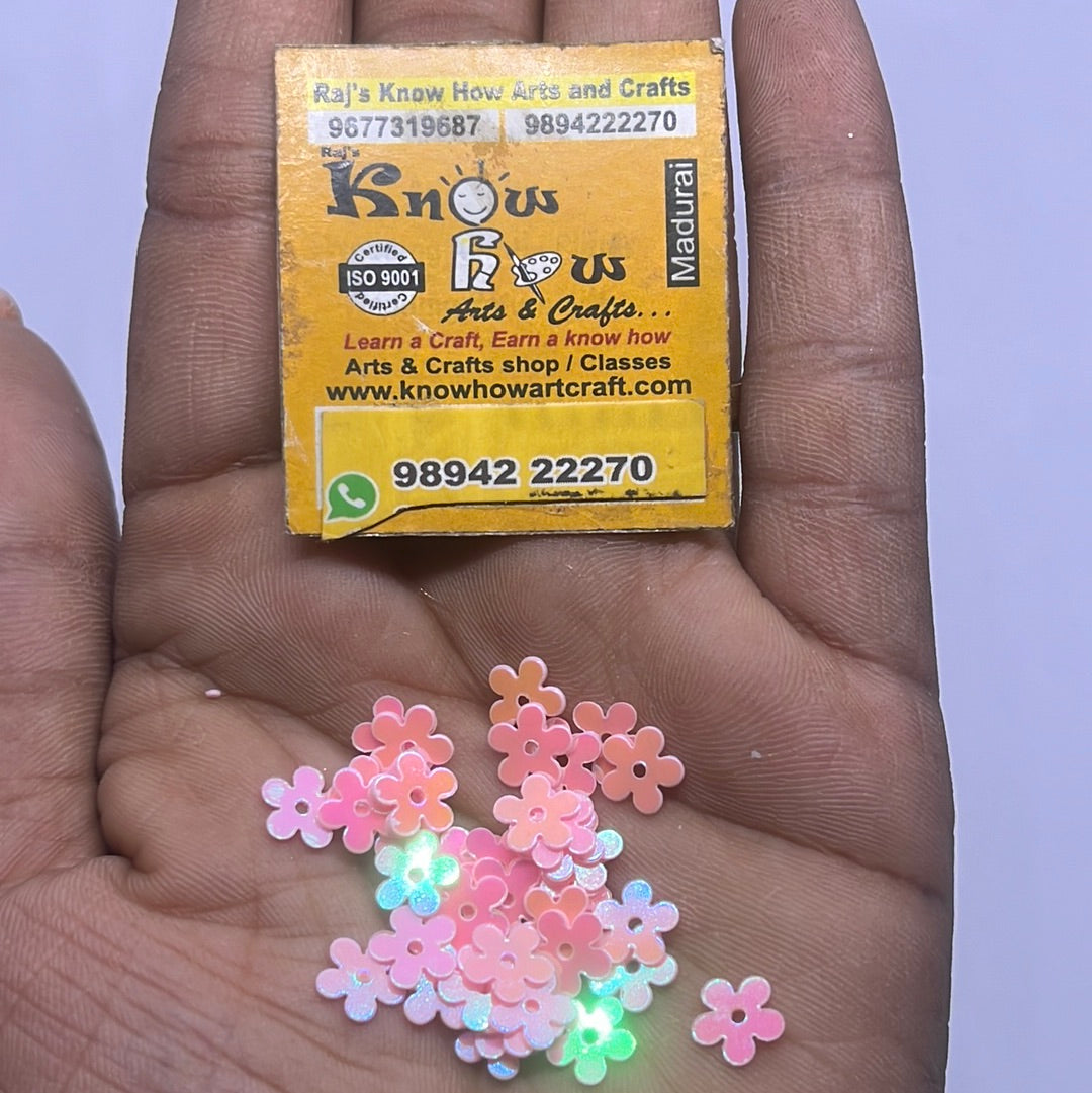 Flower glitter resin fillers