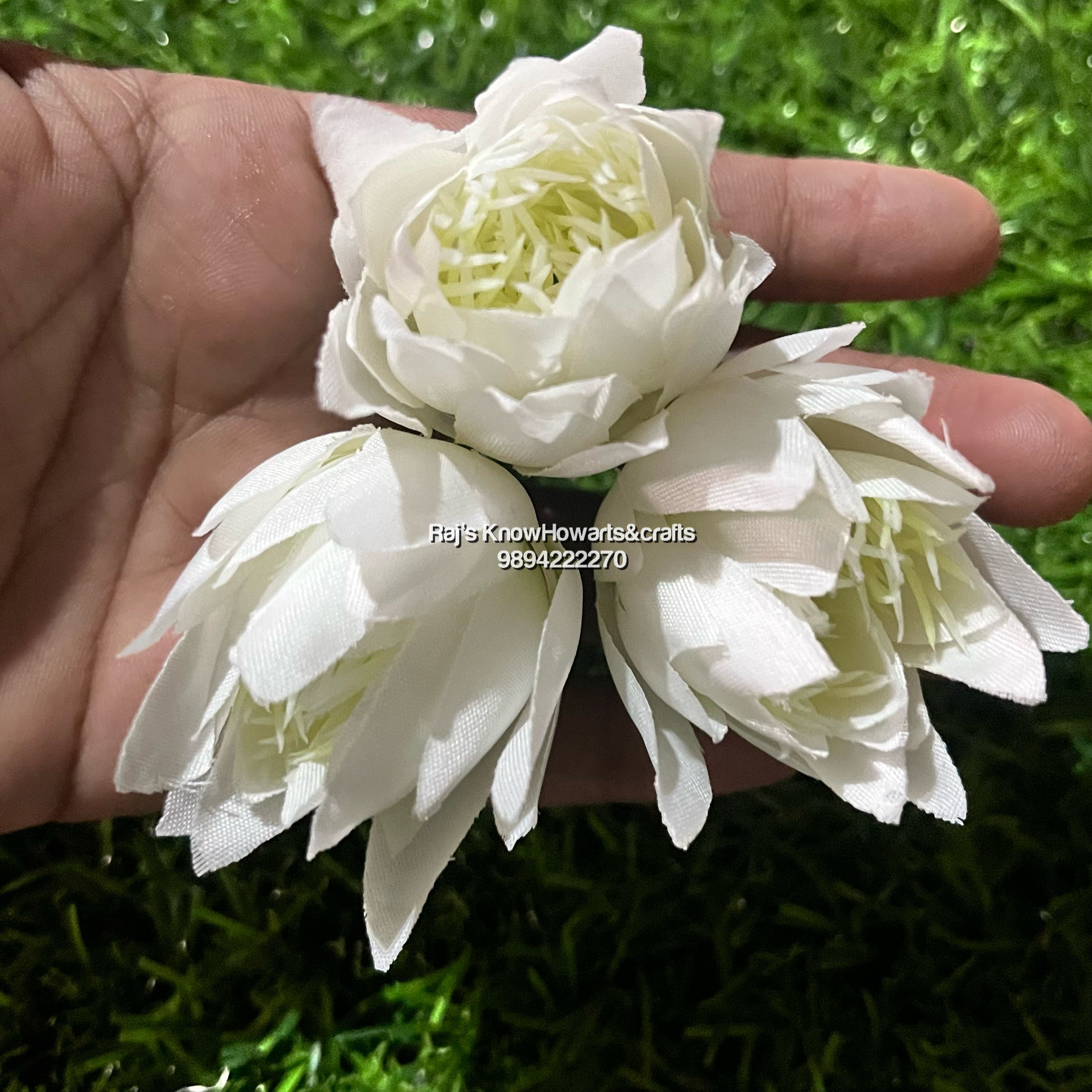 Bell Flower White- 10 piece in a Pack