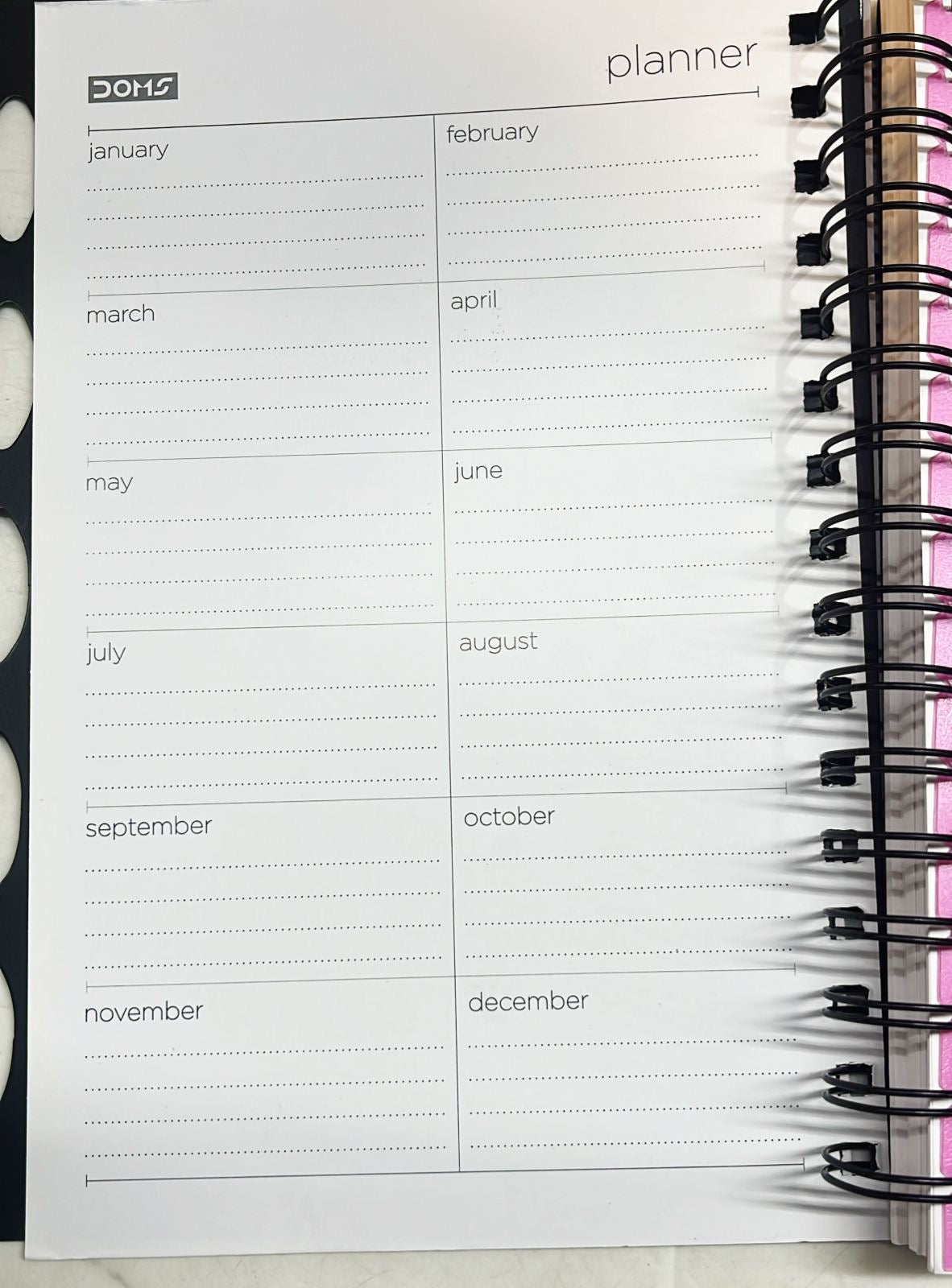 Doms 5subject 750gsm ruled notebook-1pack /2633