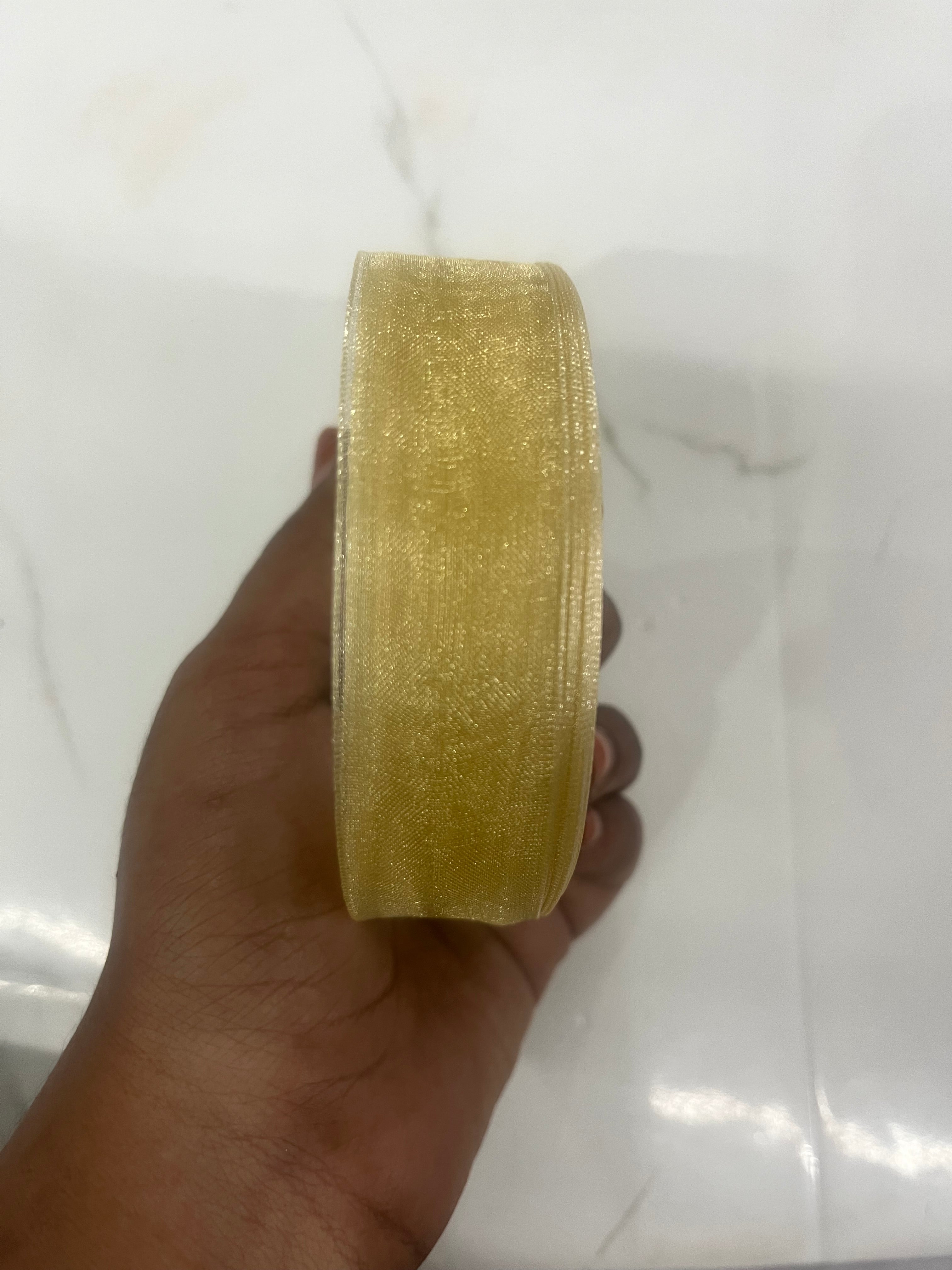 Sandal organza ribbon 1 inch