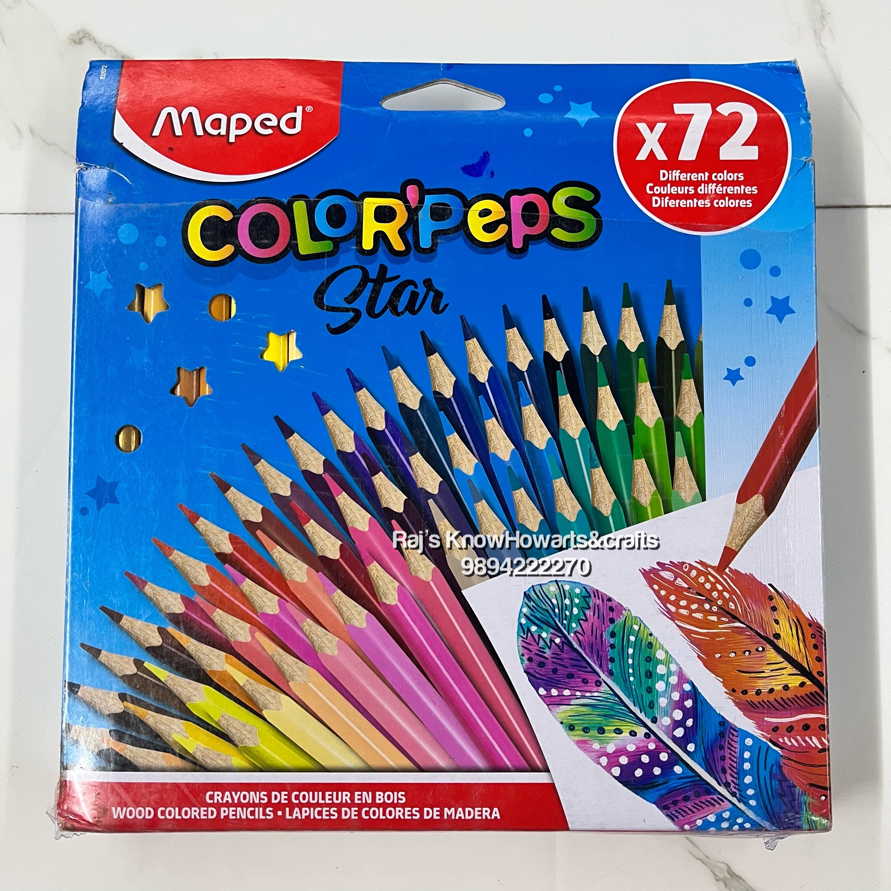 Maped colour pencil 72 shades - 832072 (with free shipping only this product)