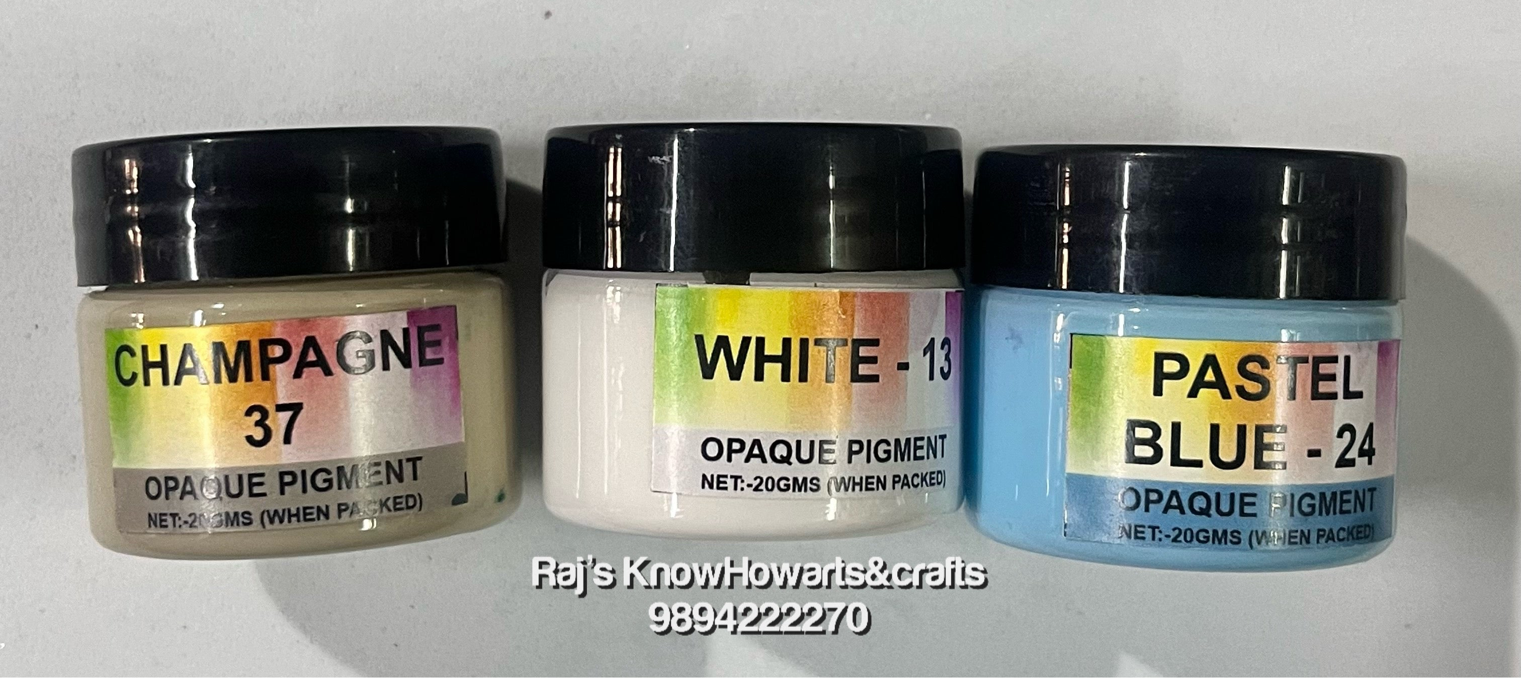 Assorted Resin Opaque Pigment 3 in 1 set