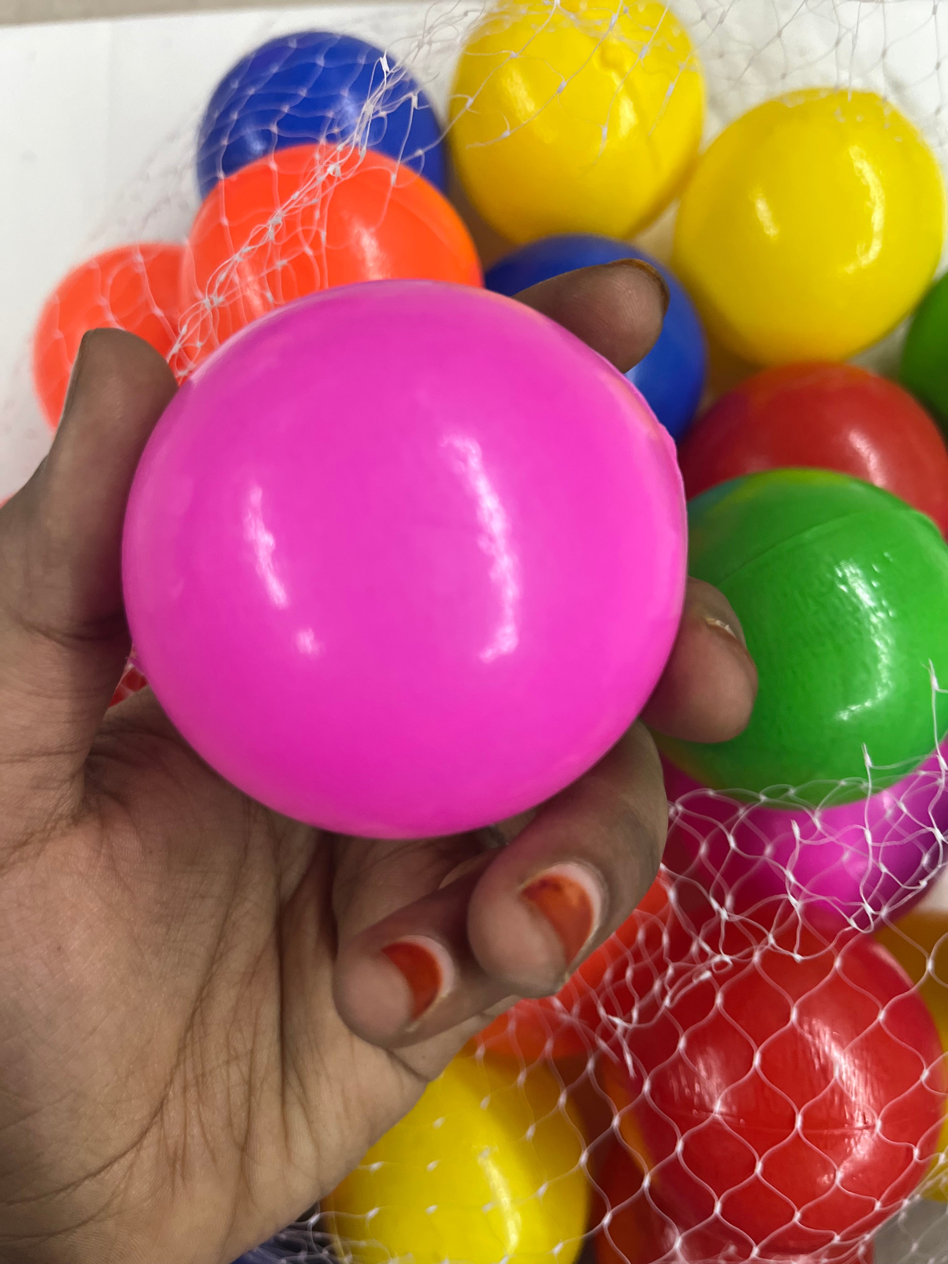 Big 5inch Plastic balls multicolor-25piece