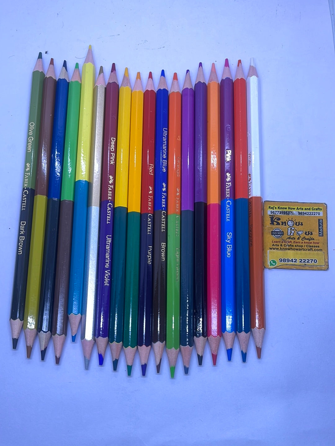 Faber castell 18 Bi colour pencils