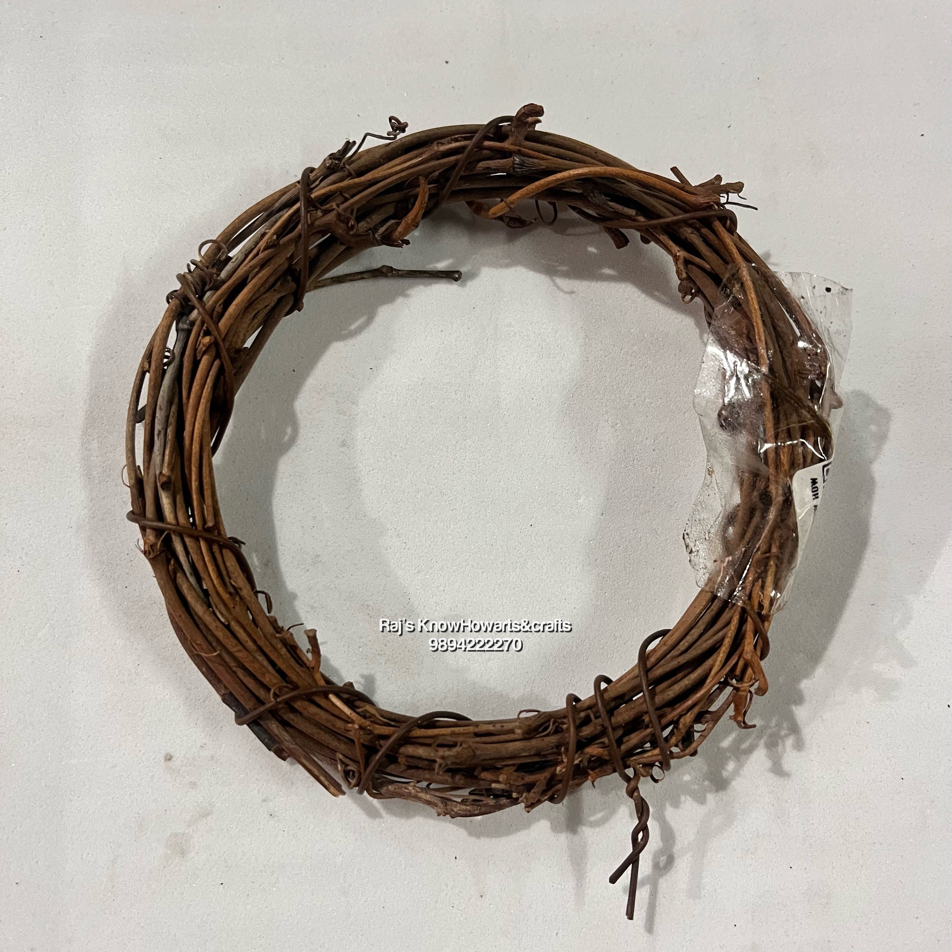 Bamboo Brown wreath 4”