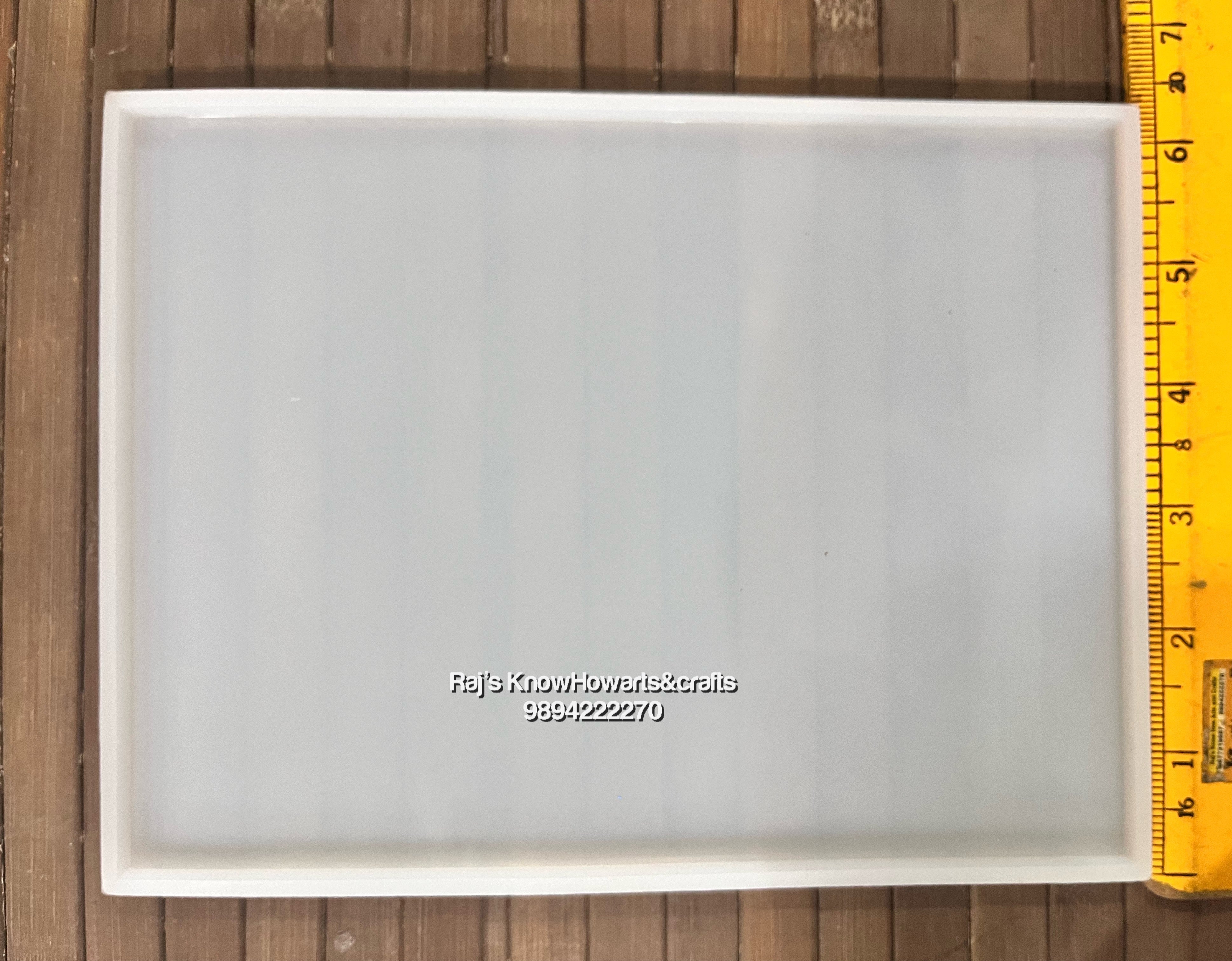 8” rectangle tray resin mold