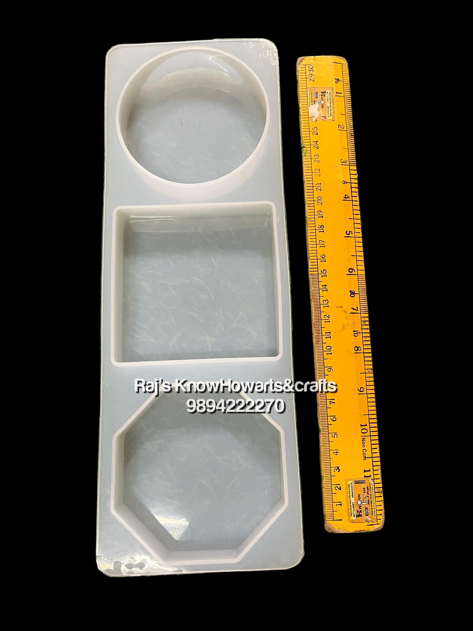 3pc small paper weight  Resin mold