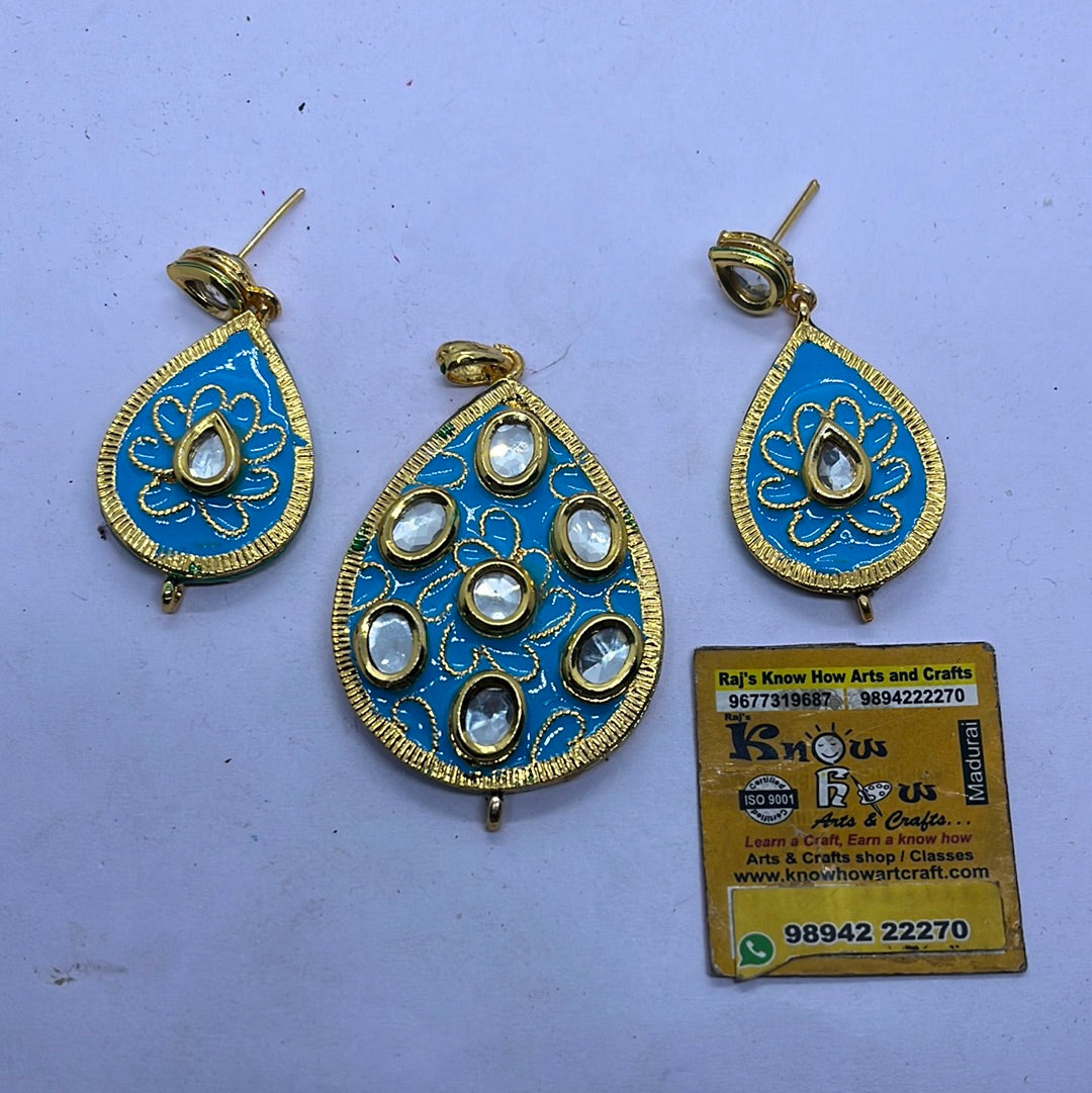 Color plated pendant jewelry making