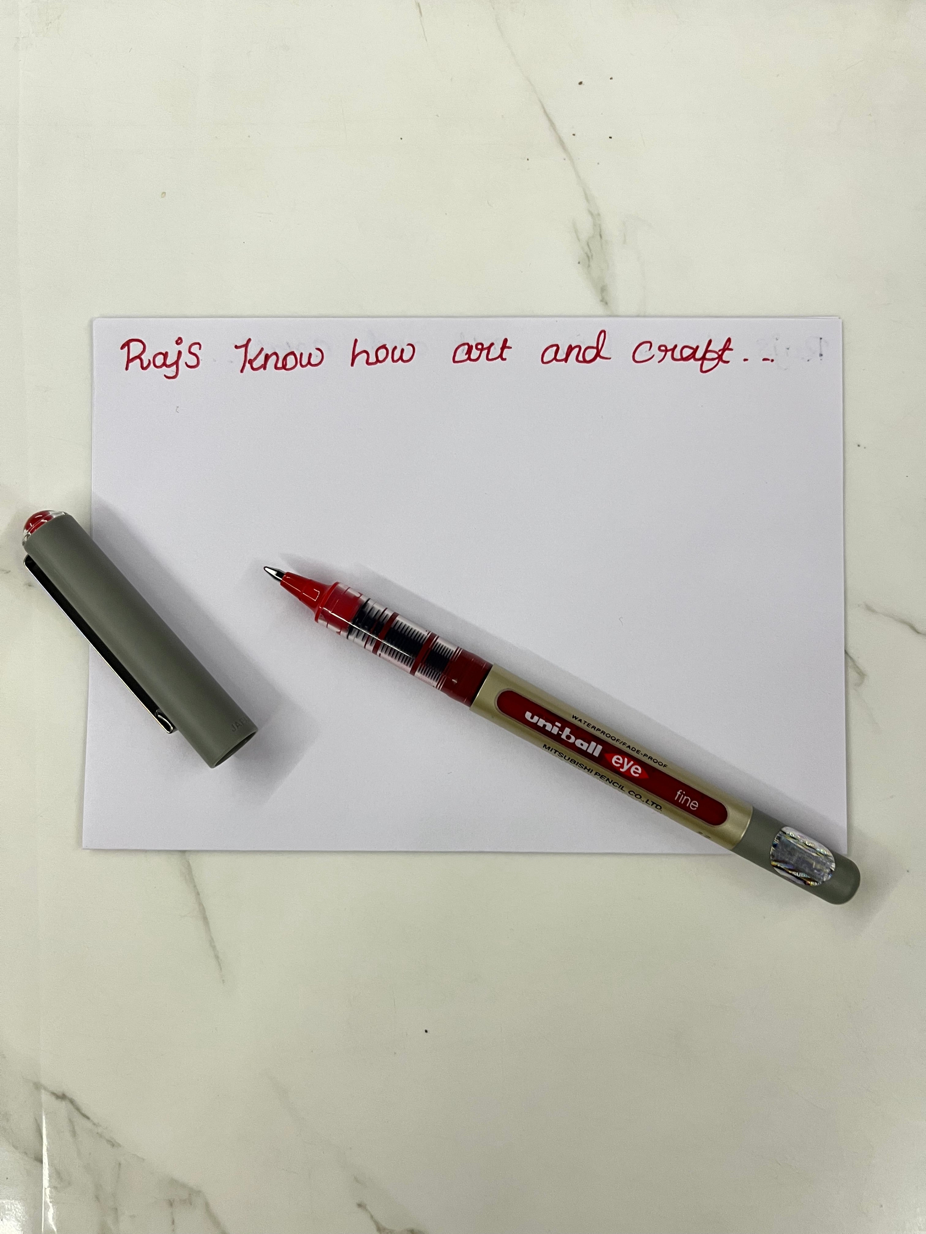 Uni-ball pen-choose any 1 from 4 vibrant colours