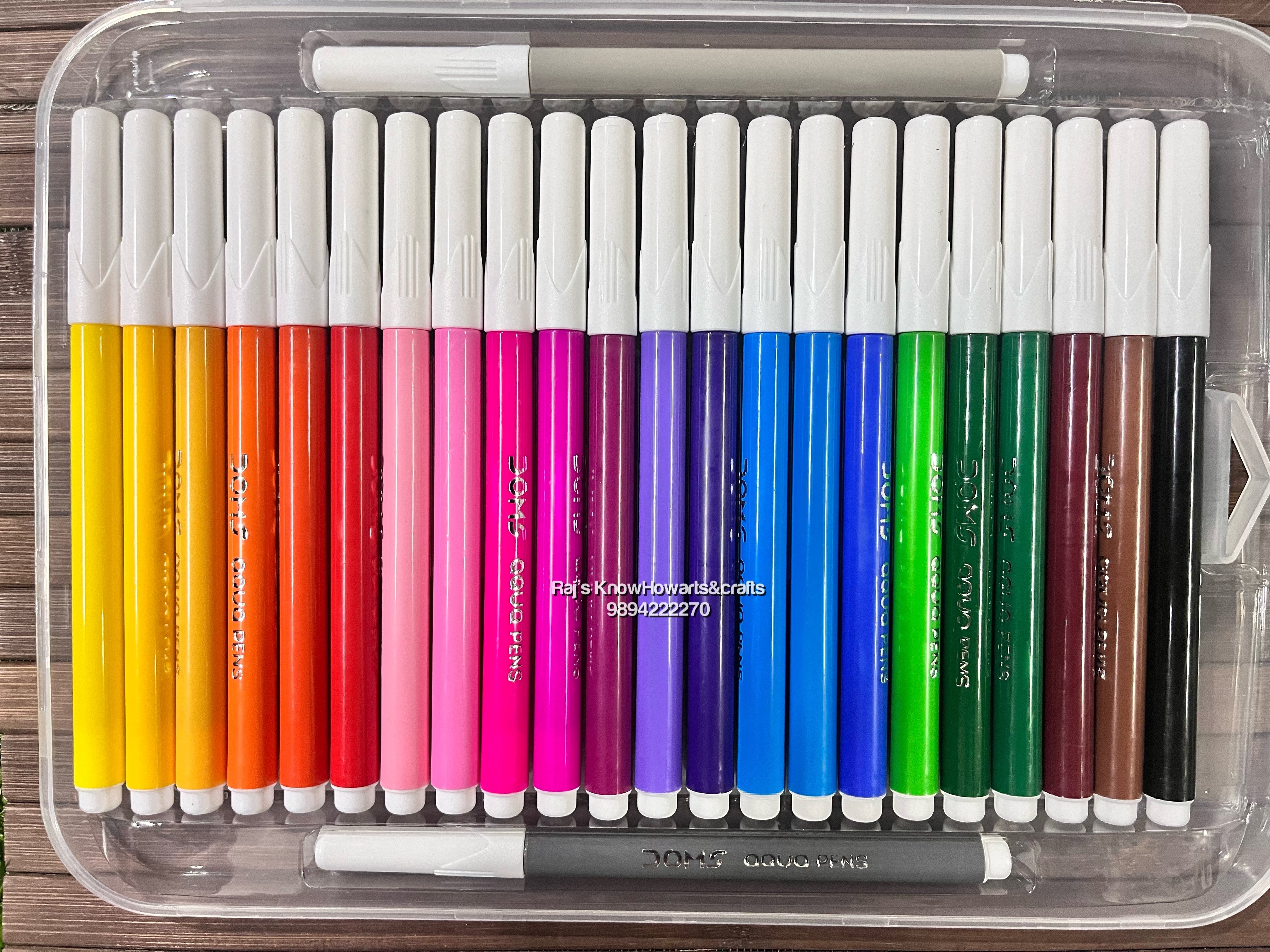 Doms Aqua water colour pens - 24 shades