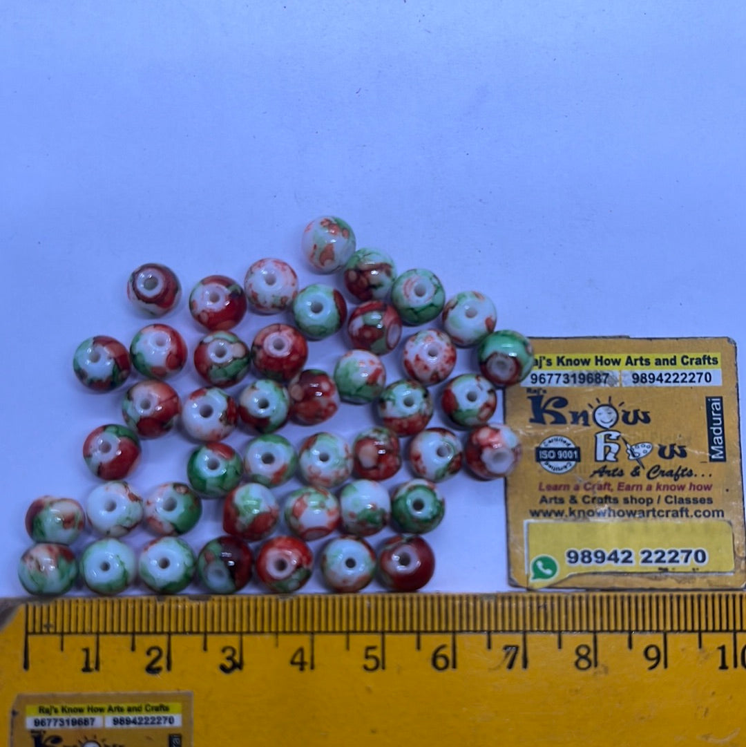 4mm round small beads 50g in a pack