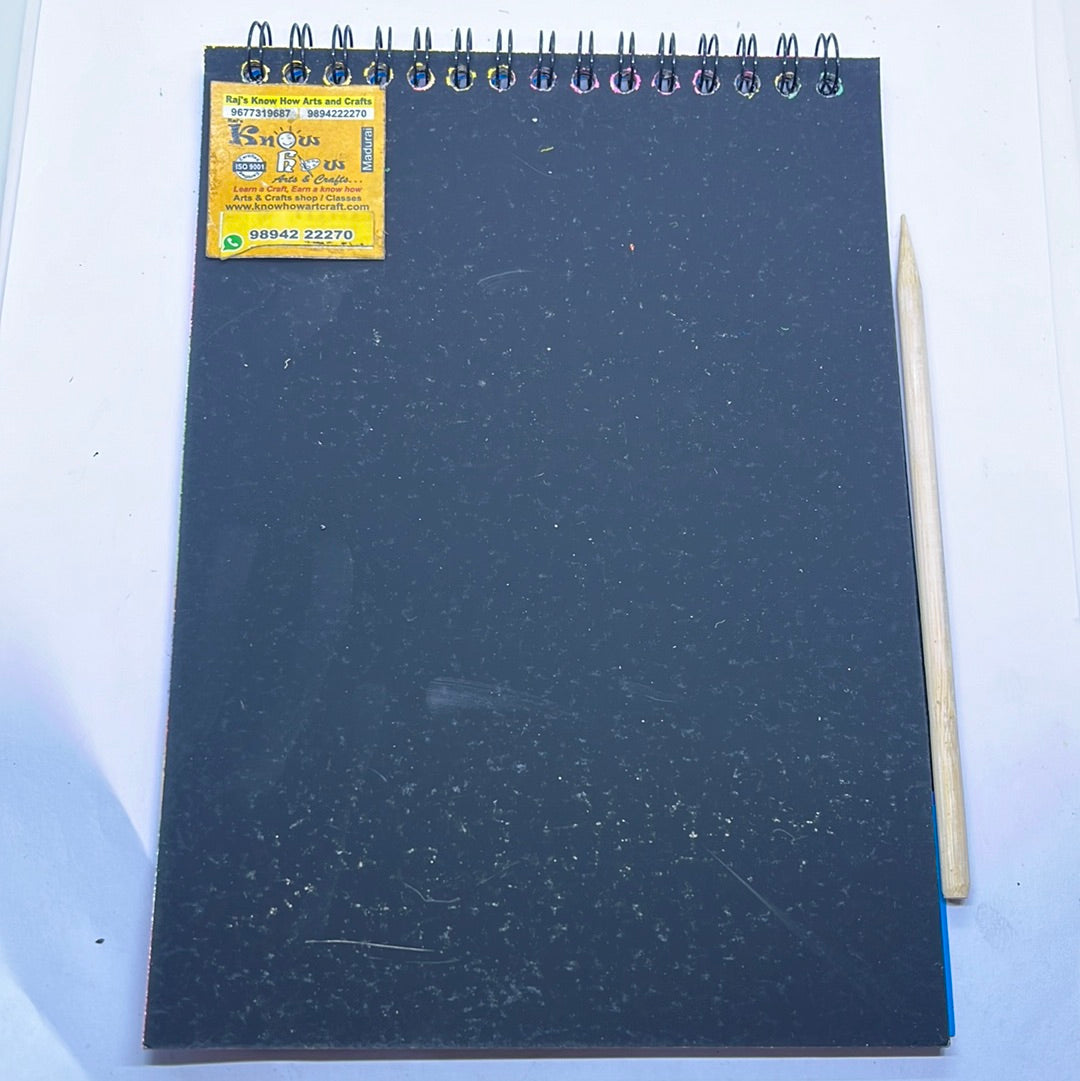 Scratch paper note A5 size – KnowHowArtCraft