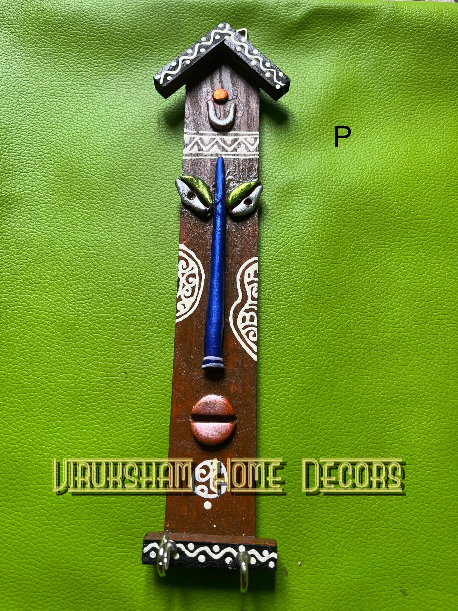 Tribal Keyring Holder Art WSKH 506 approximately 2*8 inches - P