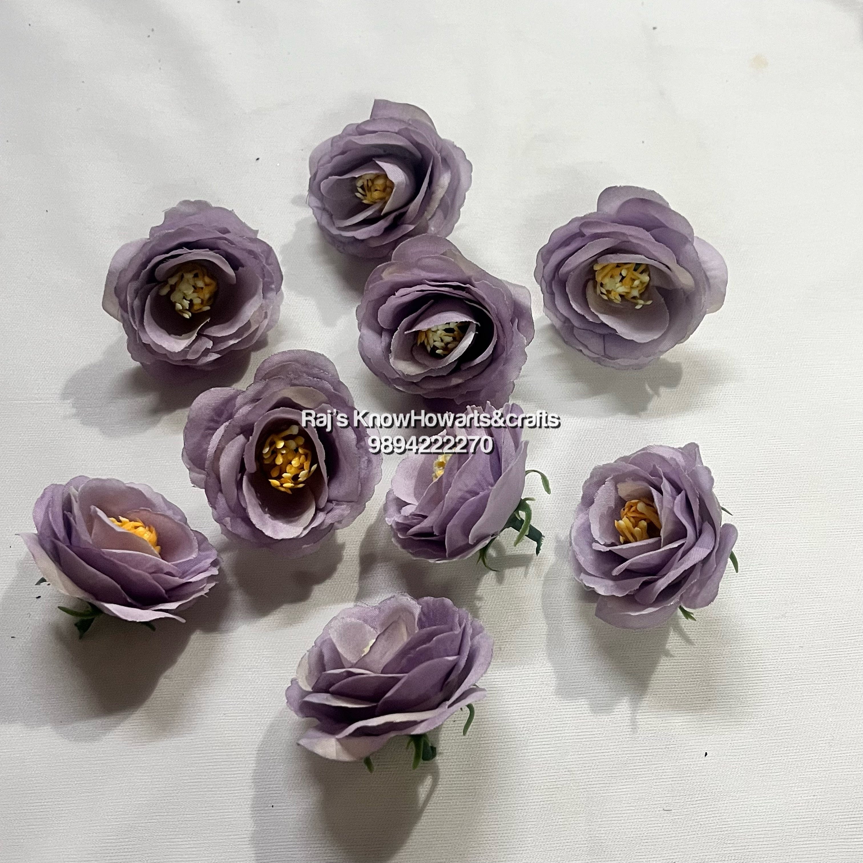 Rose With Pollens Lavender- 10 piece in a Pack