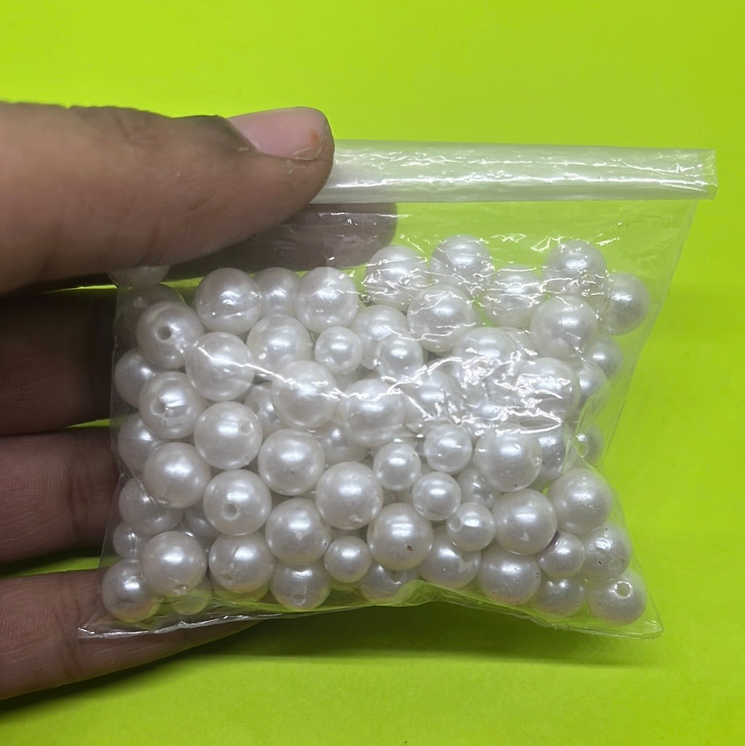 6mm round  Plastic Pearl 25g