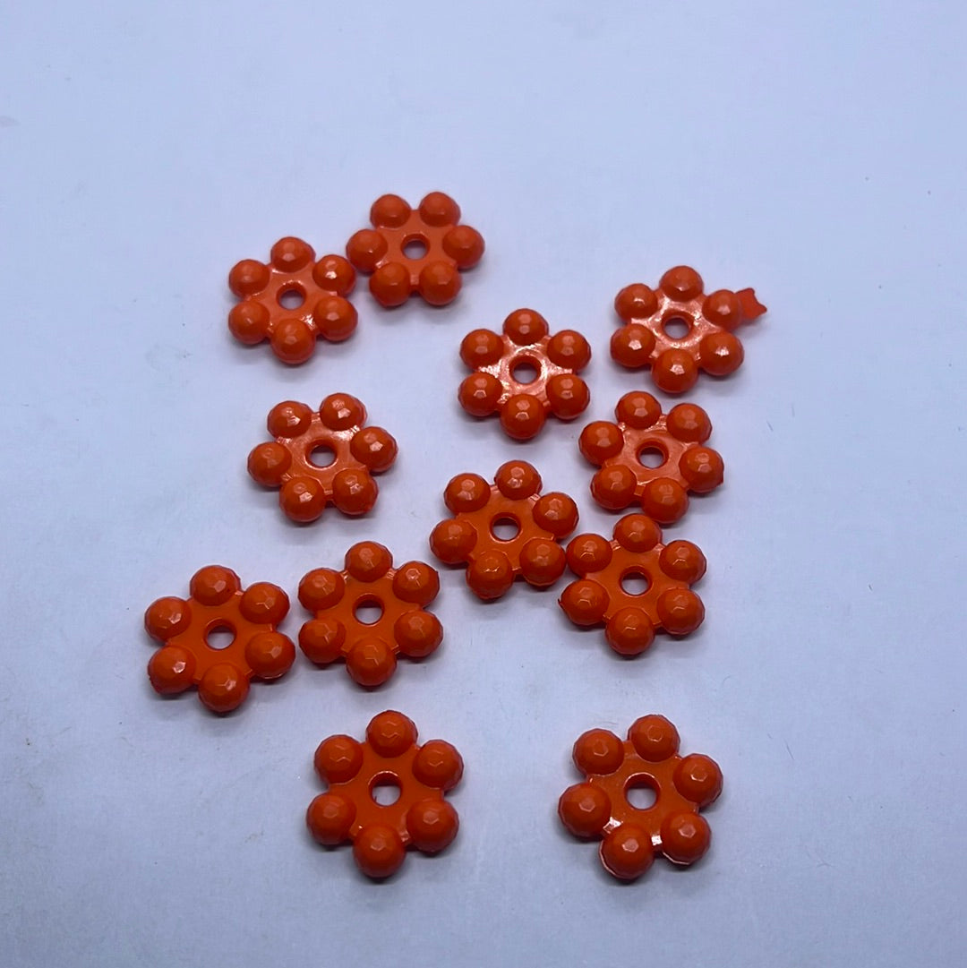 Acrylic  plastic color design  medium beads -50g 5