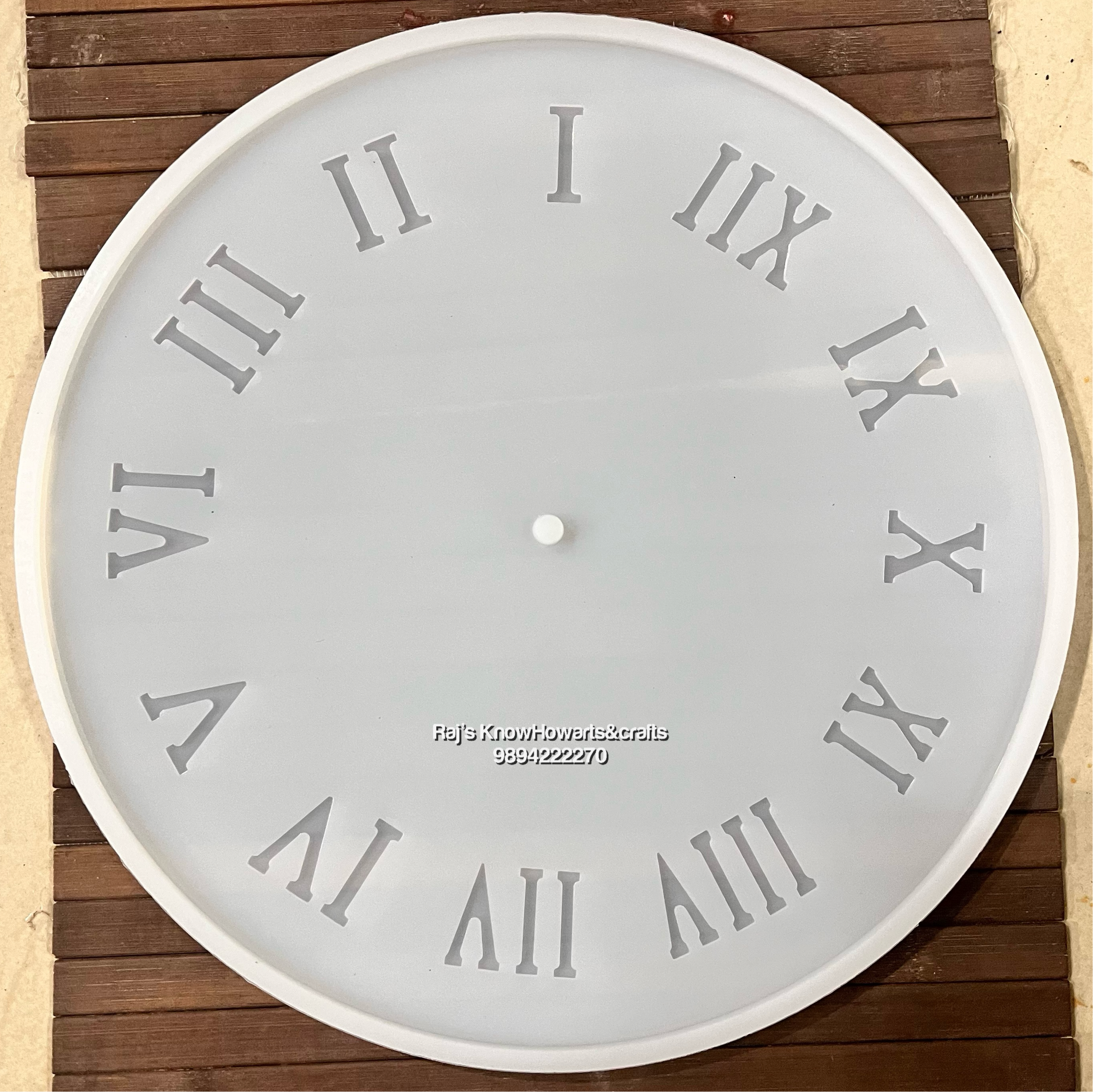 12 inch  clock resin mold