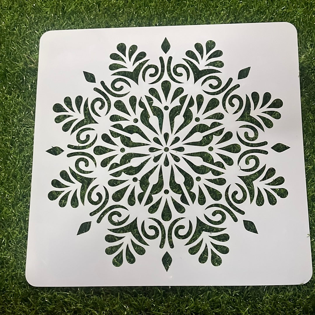 Rangoli stencil design  1