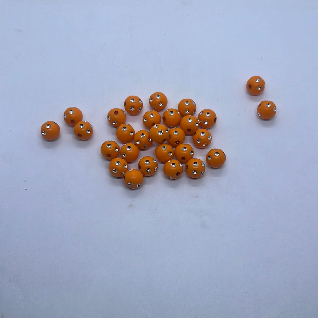 stone Acrylic color beads -50g 10
