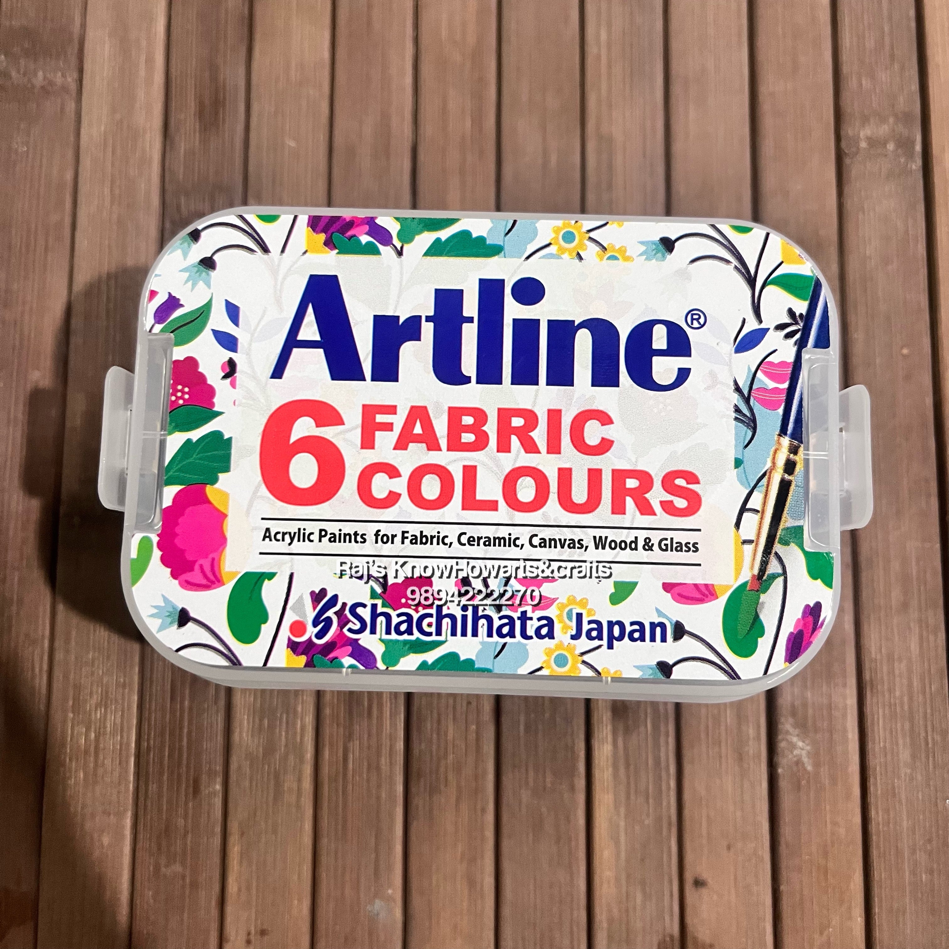 Artline 6 fabric colors