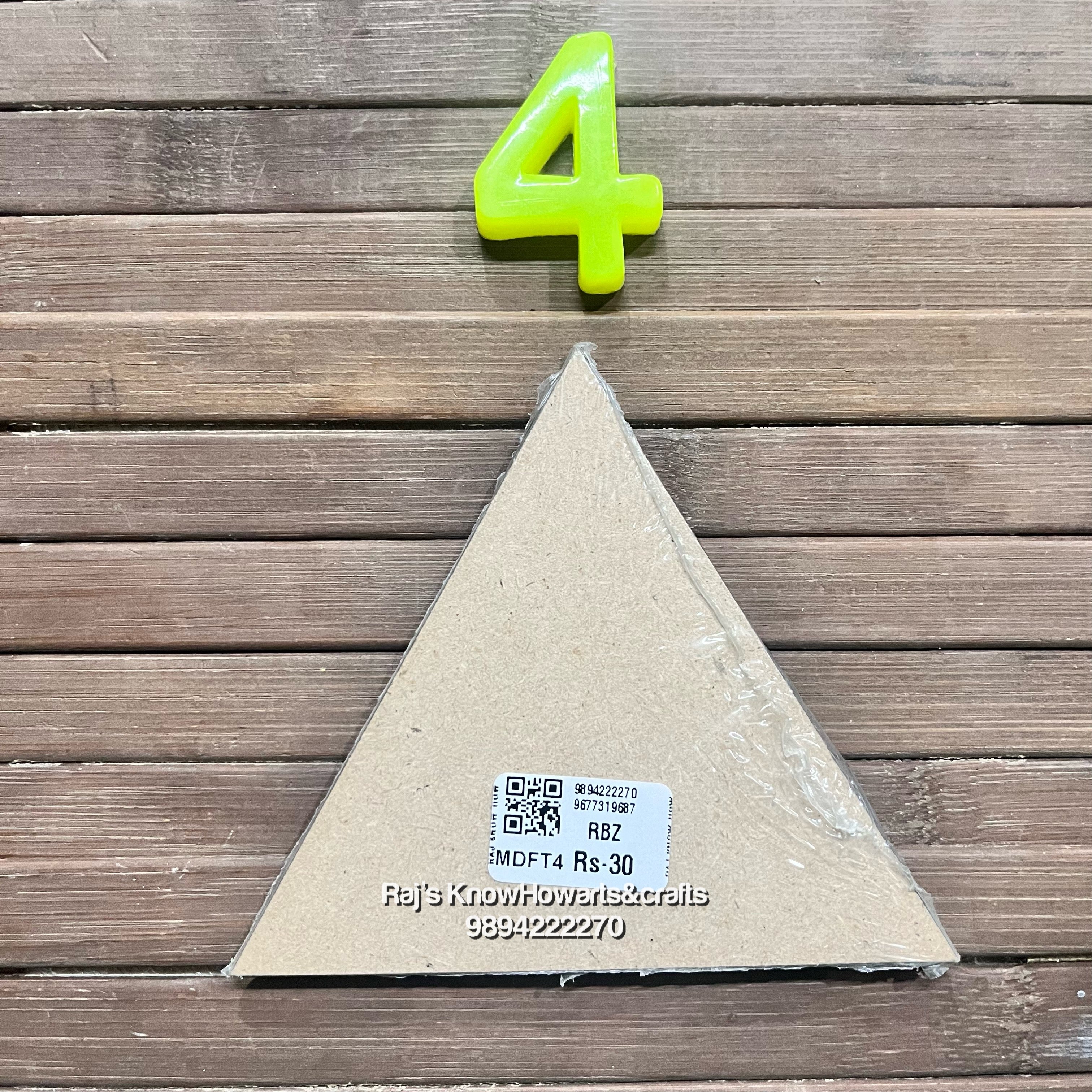 MDF Triangle 4 inch