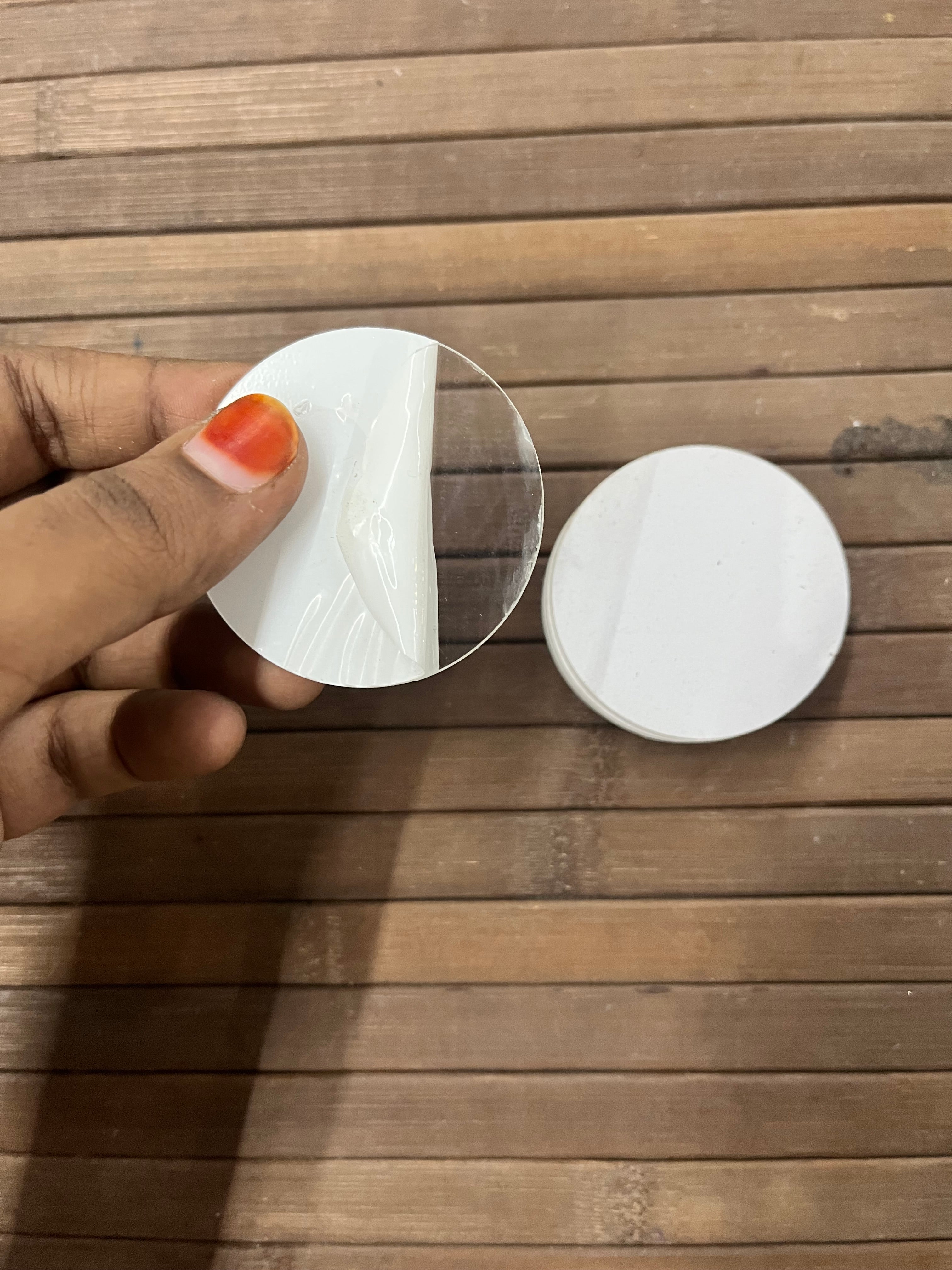 2 inch round transparent acrylic sheet-10 picec