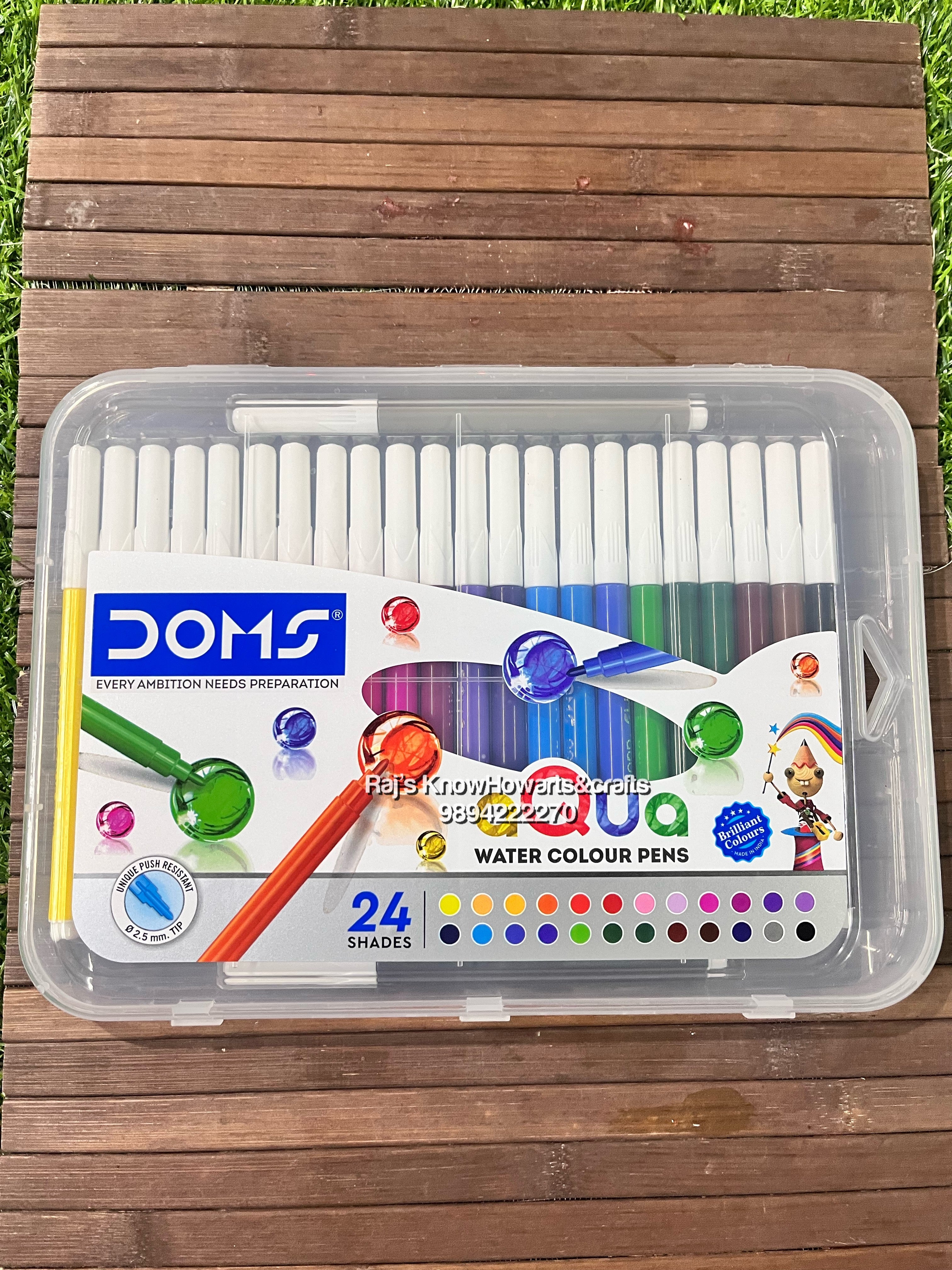 Doms Aqua water colour pens - 24 shades