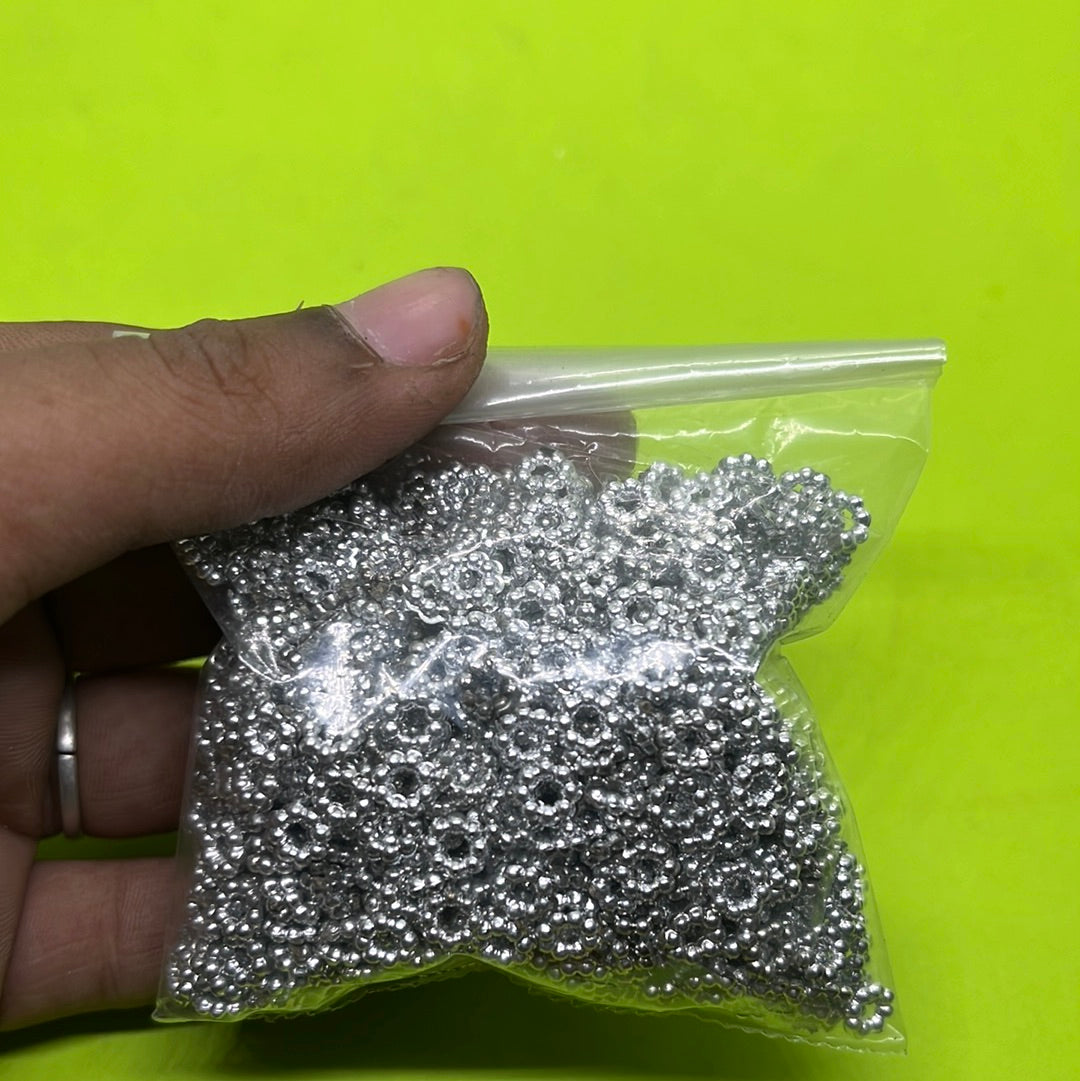 Silver beads spacer  25 g