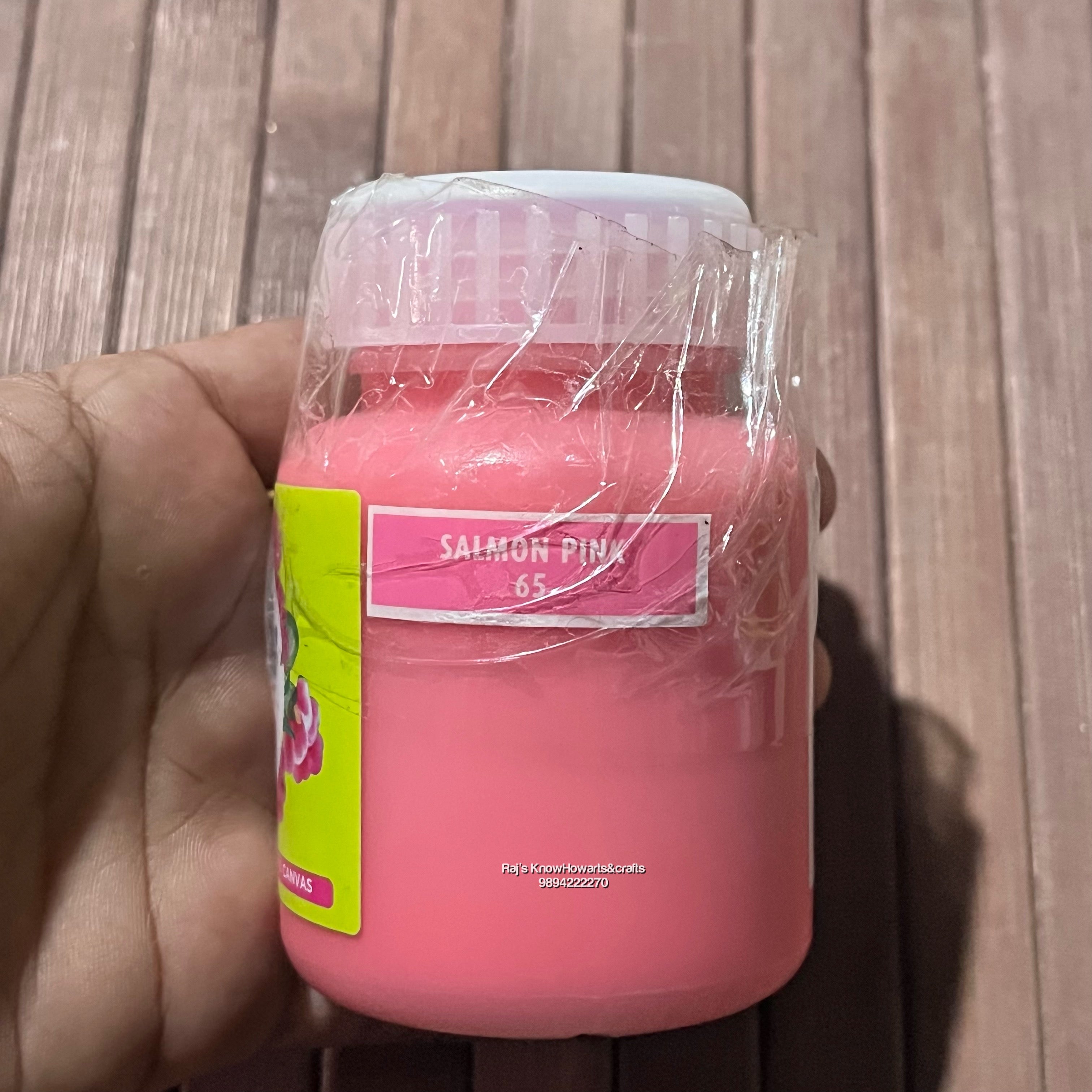 Salmon Pink 100ml fevicryl Acrylic color -1 bottle