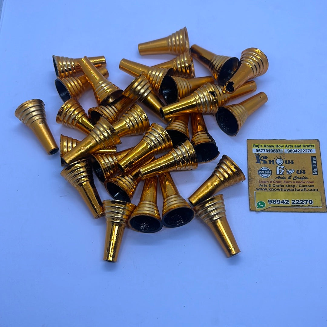 2.5inch Golden plastic decorative Bell - 100g