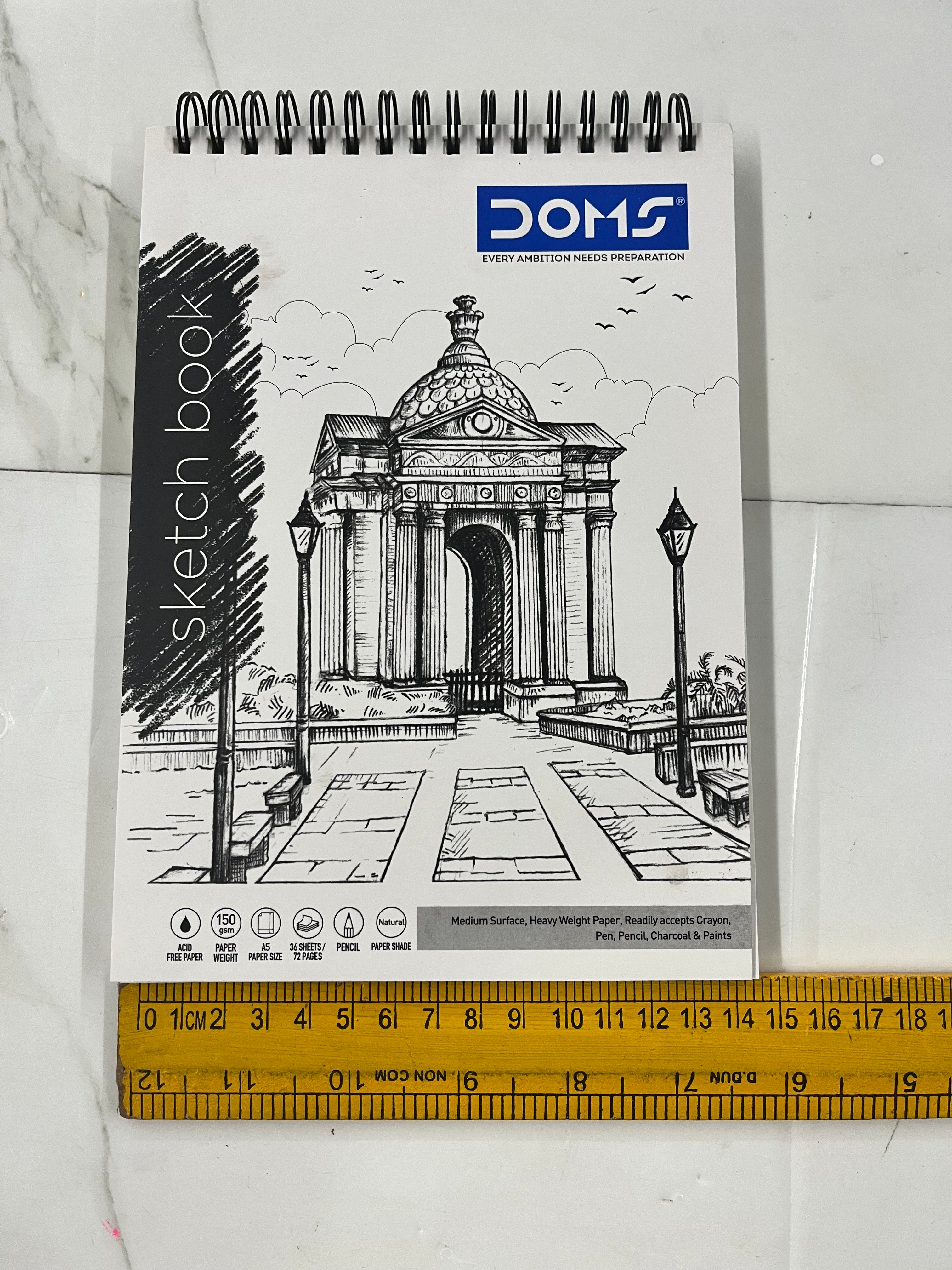 A5 Doms spiral sketch book-150gsm