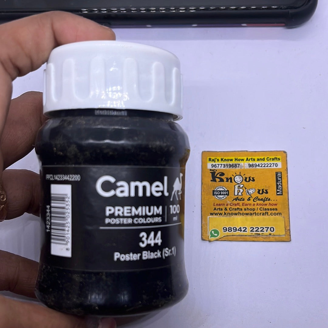 Camel premium poster colours poster black   100 ml