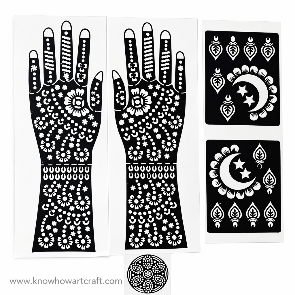 Mehandi Sticker - MSTCK 1 Pack – KnowHowArtCraft