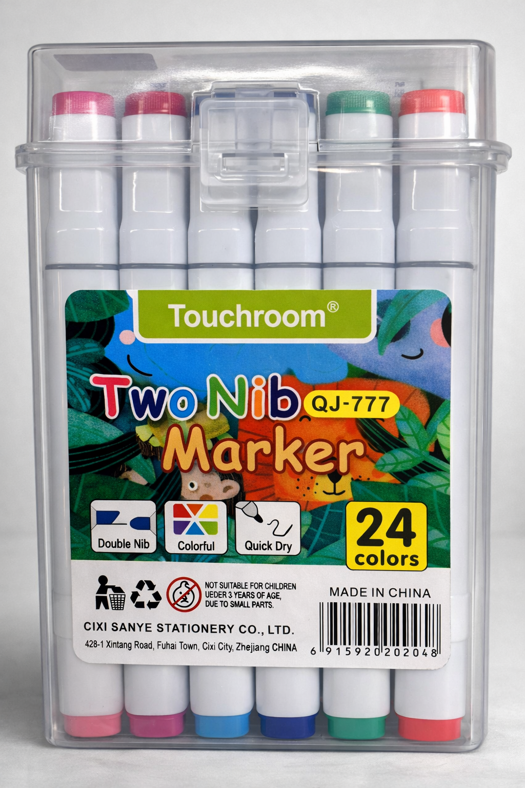 Touch Cool Marker Set 24 Colour 24 Shades Box - TRM24- 7775