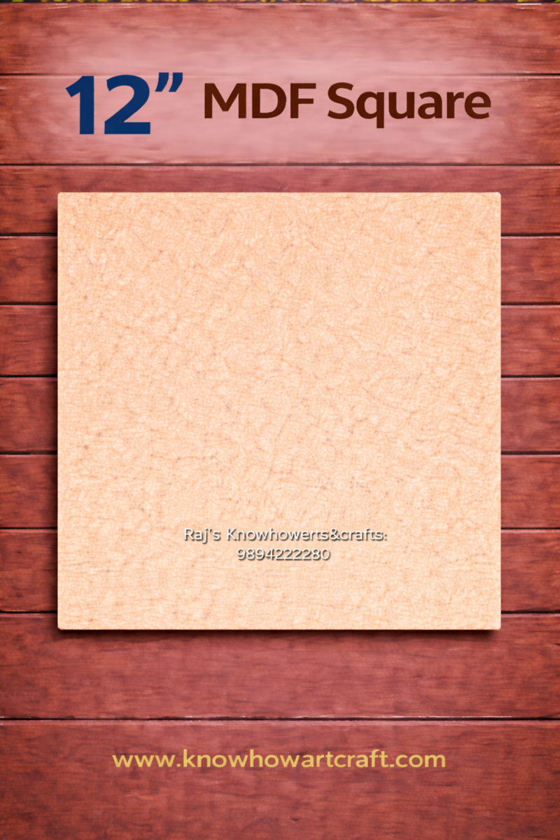 MDF SQUARE 12-MDFS12 – KnowHowArtCraft