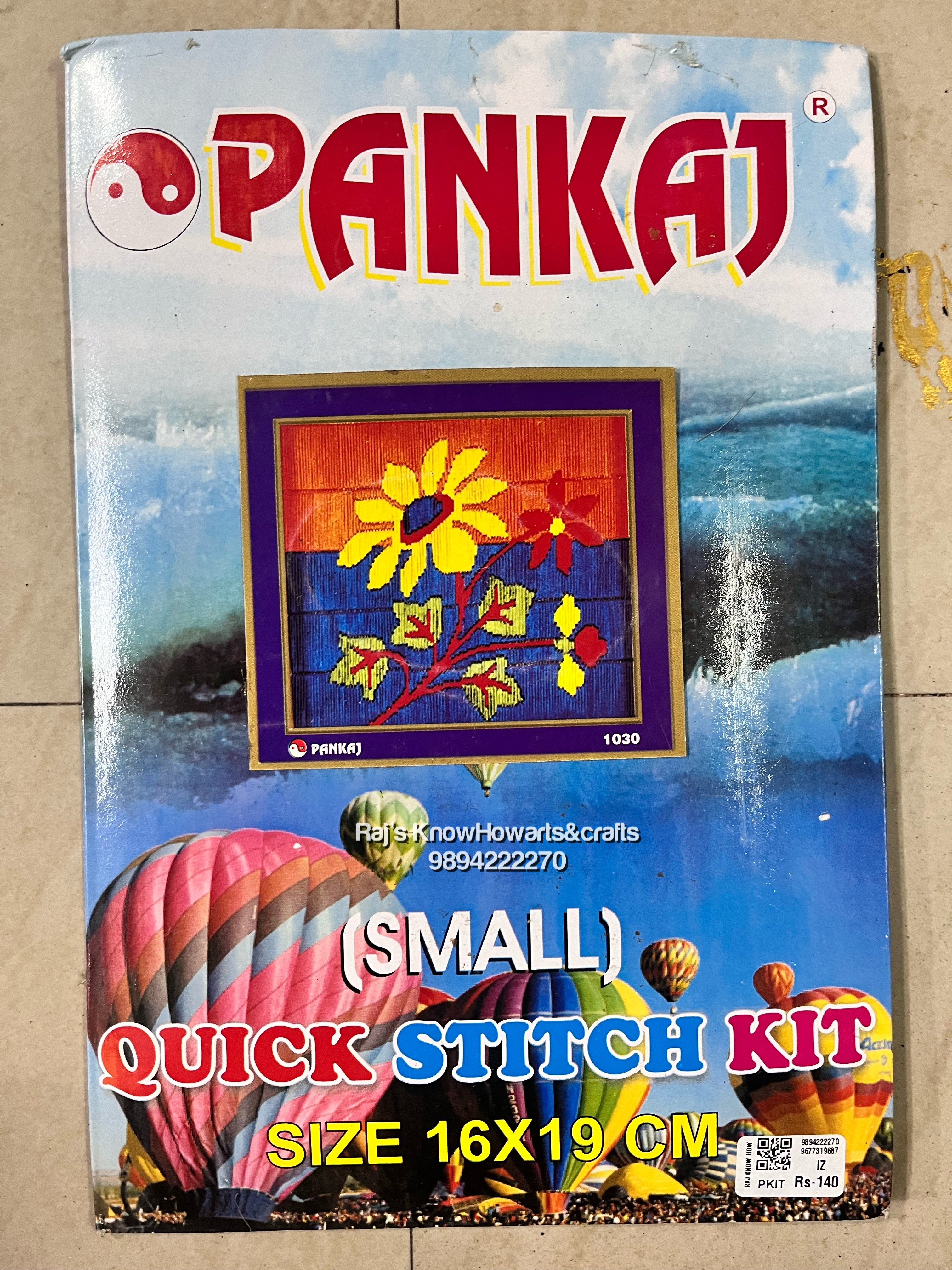 Pankaj Quick Stitch  Kit small - 16x19cm