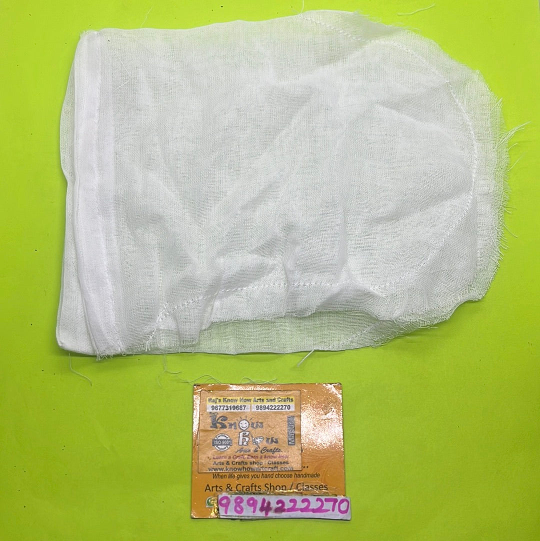 Arabic gum filter cloth