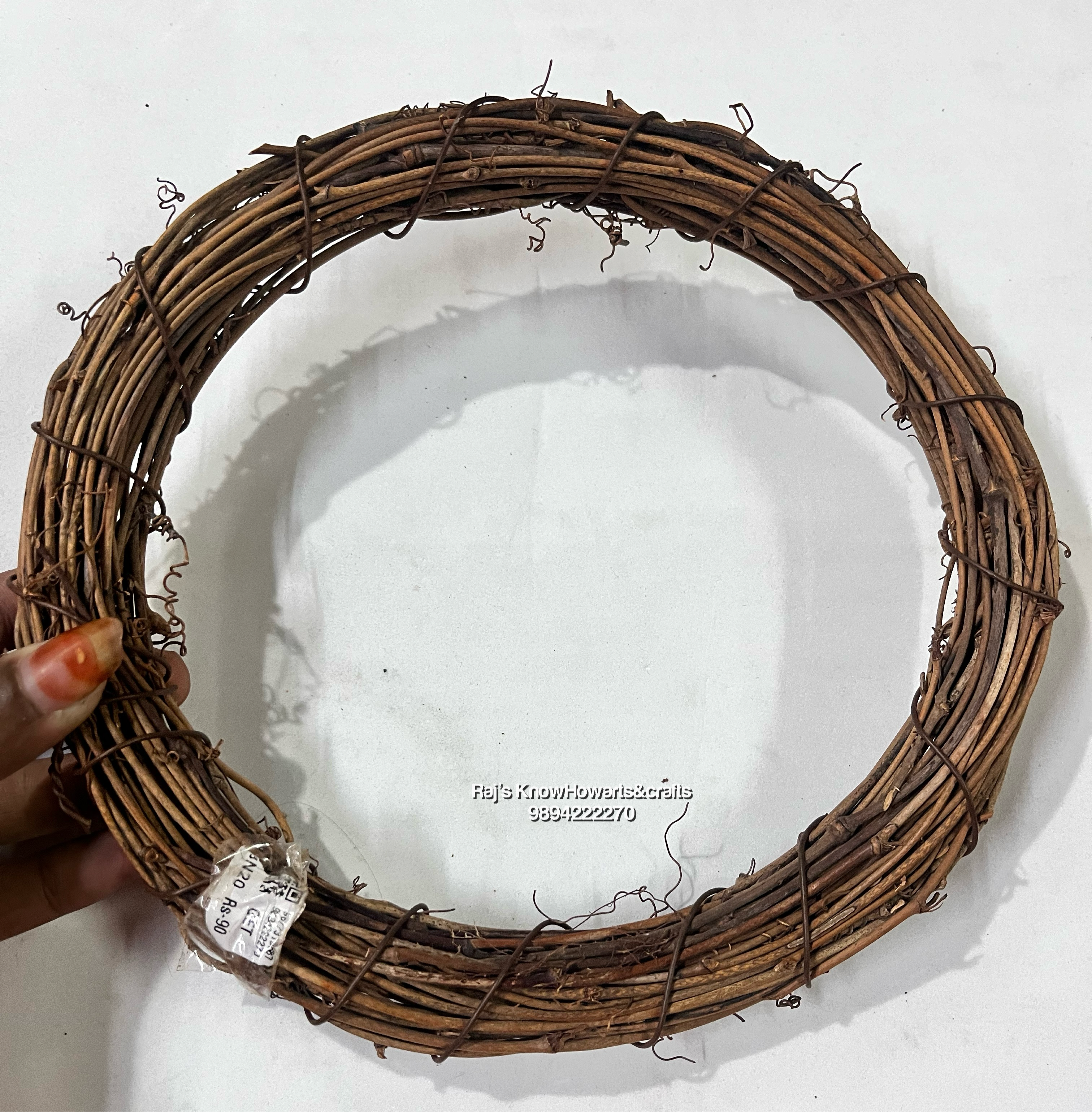 Bamboo Brown wreath 12”