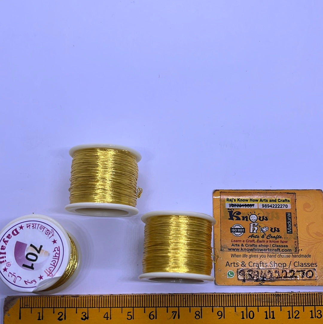 Zari thread gold