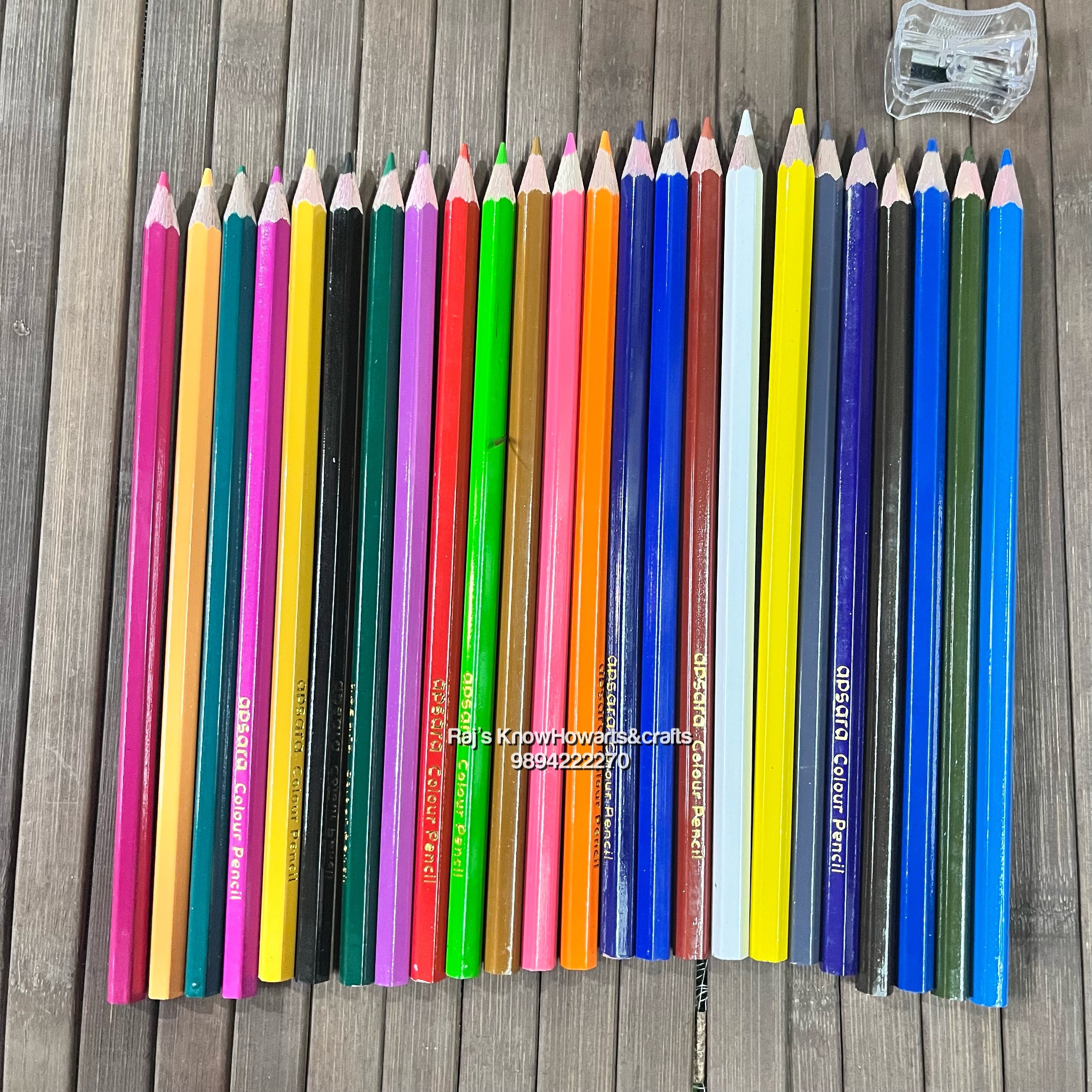 Apsara 24 shades colour pencils