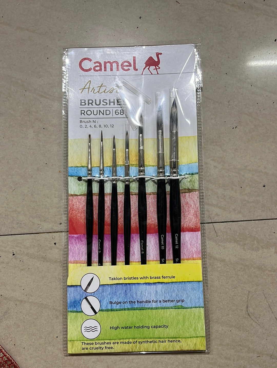 Camlin Artist Round brush set - 68 series