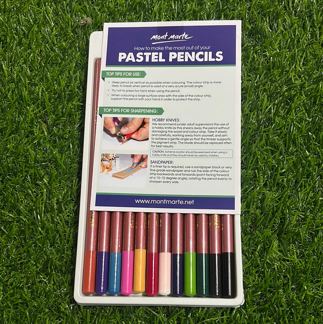 Mont martePastel pencils 12 colours