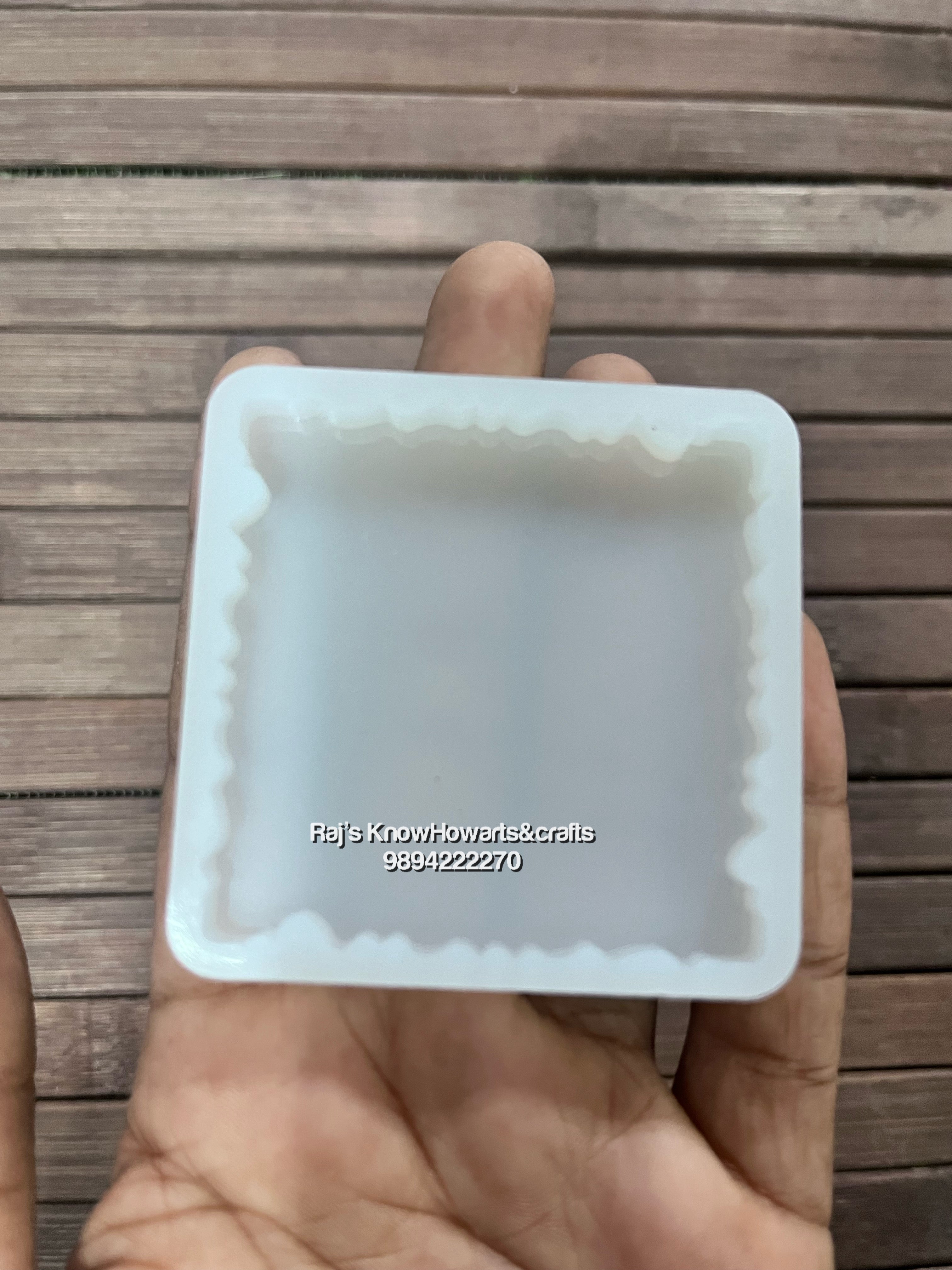 Square resin mold