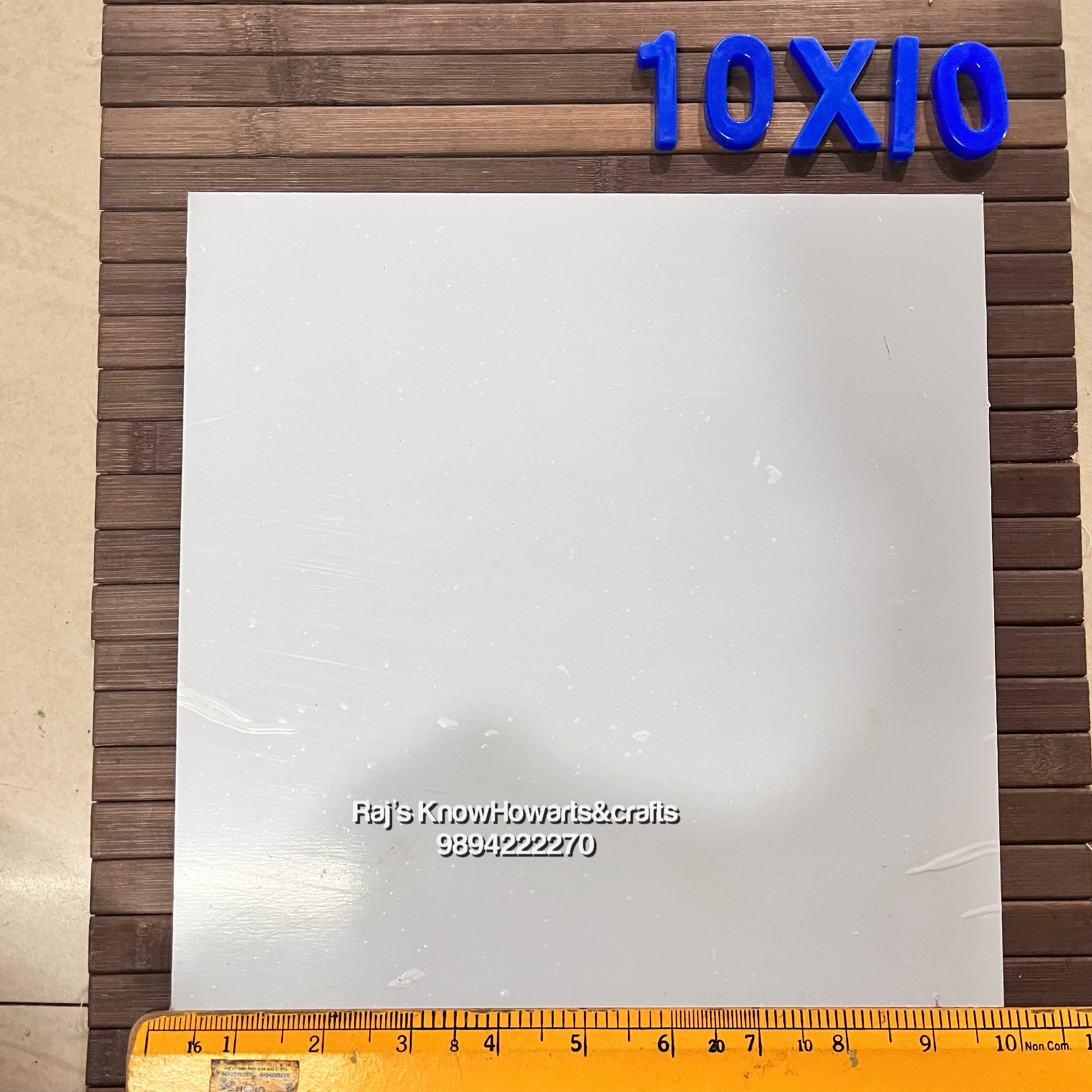 10*10Acrylic square Transparent sheets