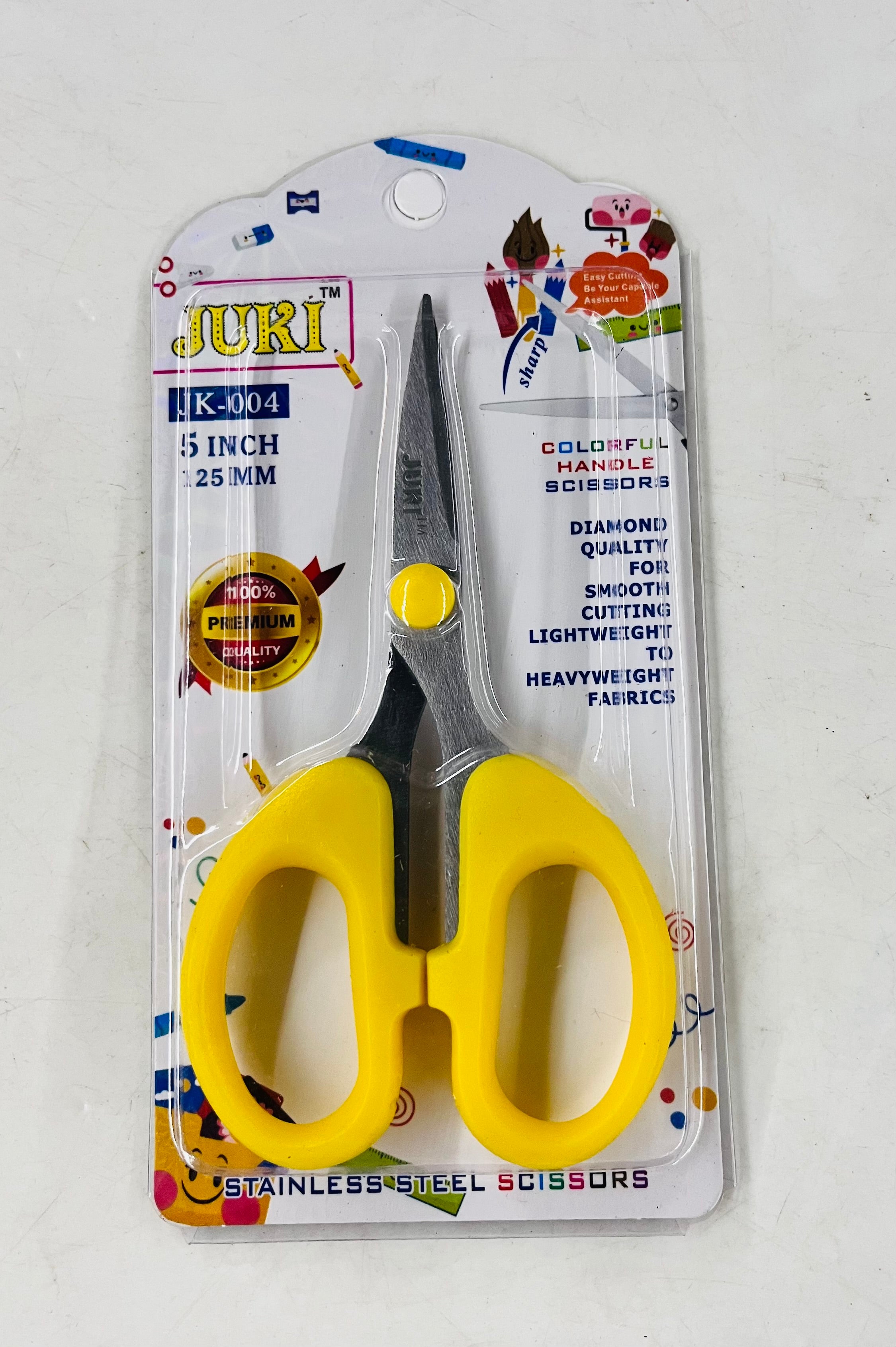 Juki colourful handle scissors different sizes assorted-1pack/JSCI